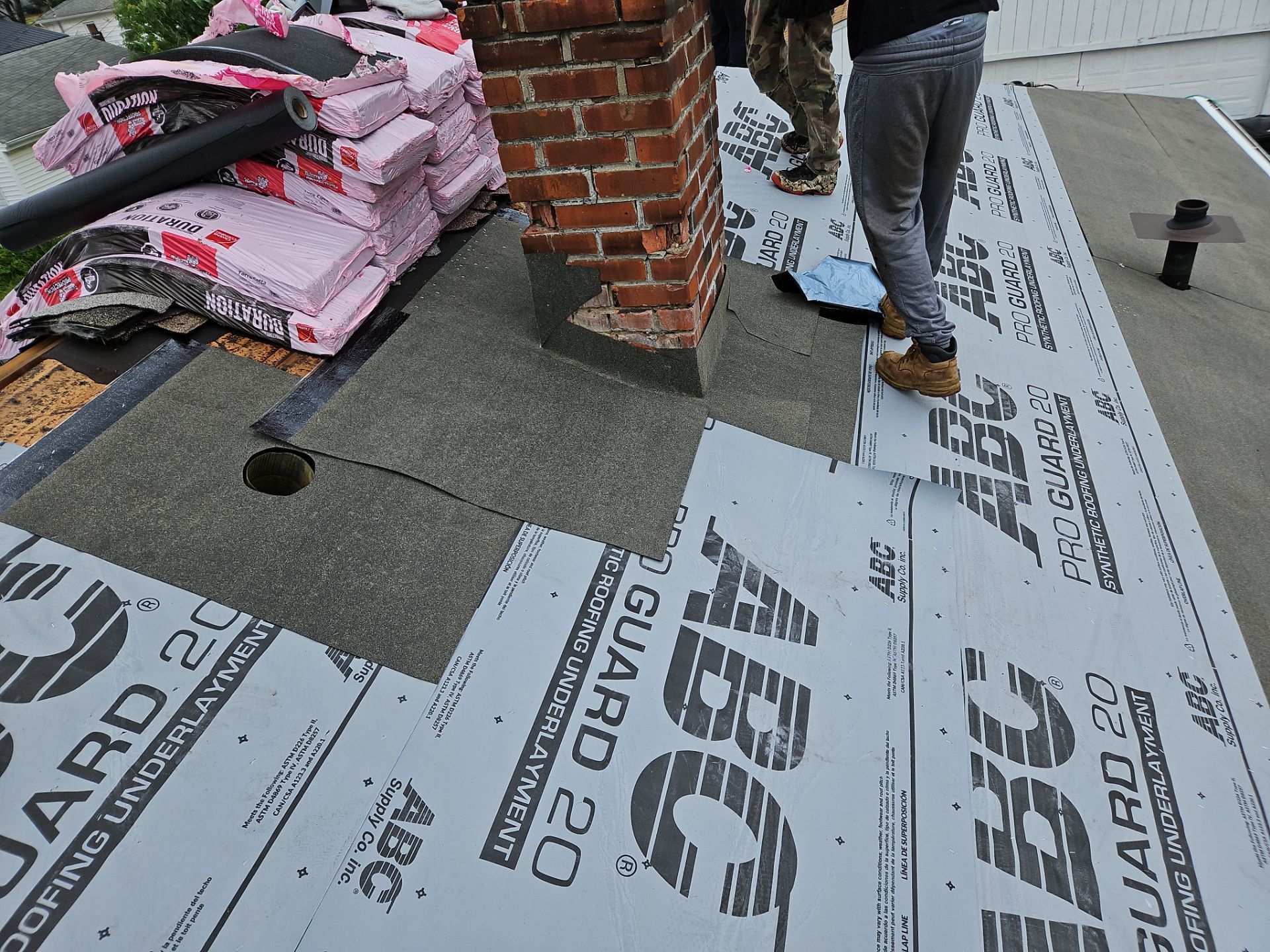 Residential Roof Replacement using Owens Corning Terra Cotta by Absolute Roofing and Construction