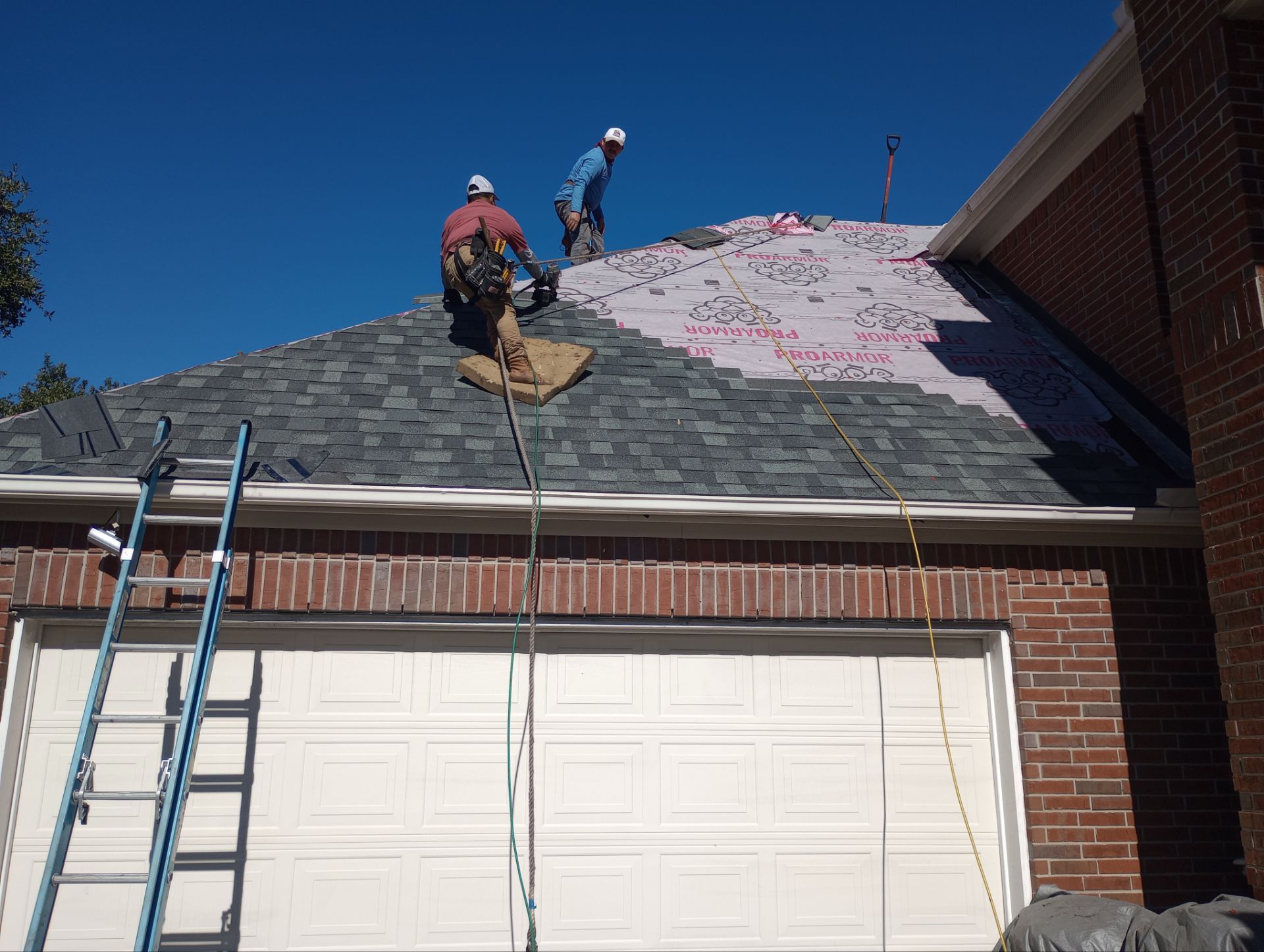 Residential Roofing Installation using Owen's Corning Duration (Lifetime) Shingles by Roof Repair Company