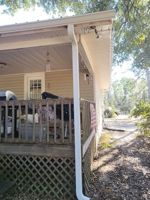 Gutter Installation using K-Style Seamless Gutters and LeafBlaster Pro Gutter Guards
