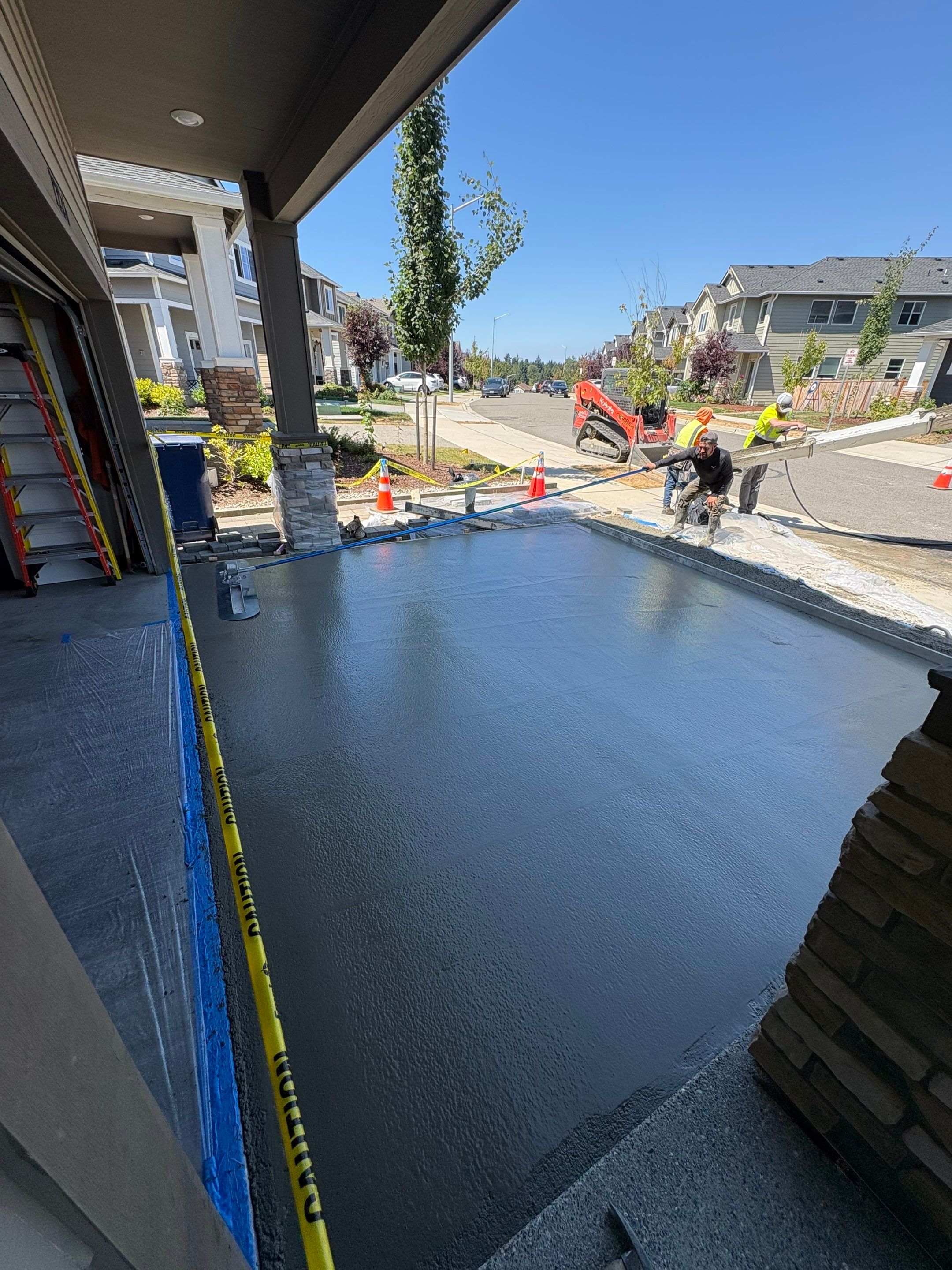 Concrete Driveway Makeover | Snohomish  by Jireh Asphalt & Concrete Inc 