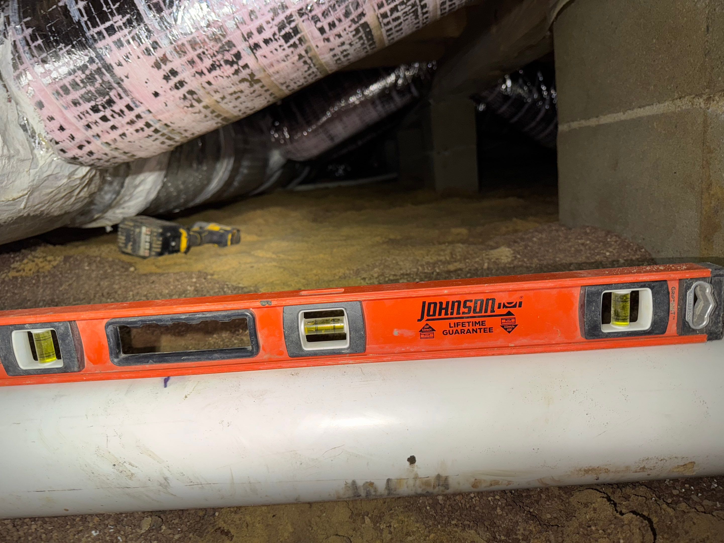 Project in Chesapeake by Patriot Crawl Space Repairs