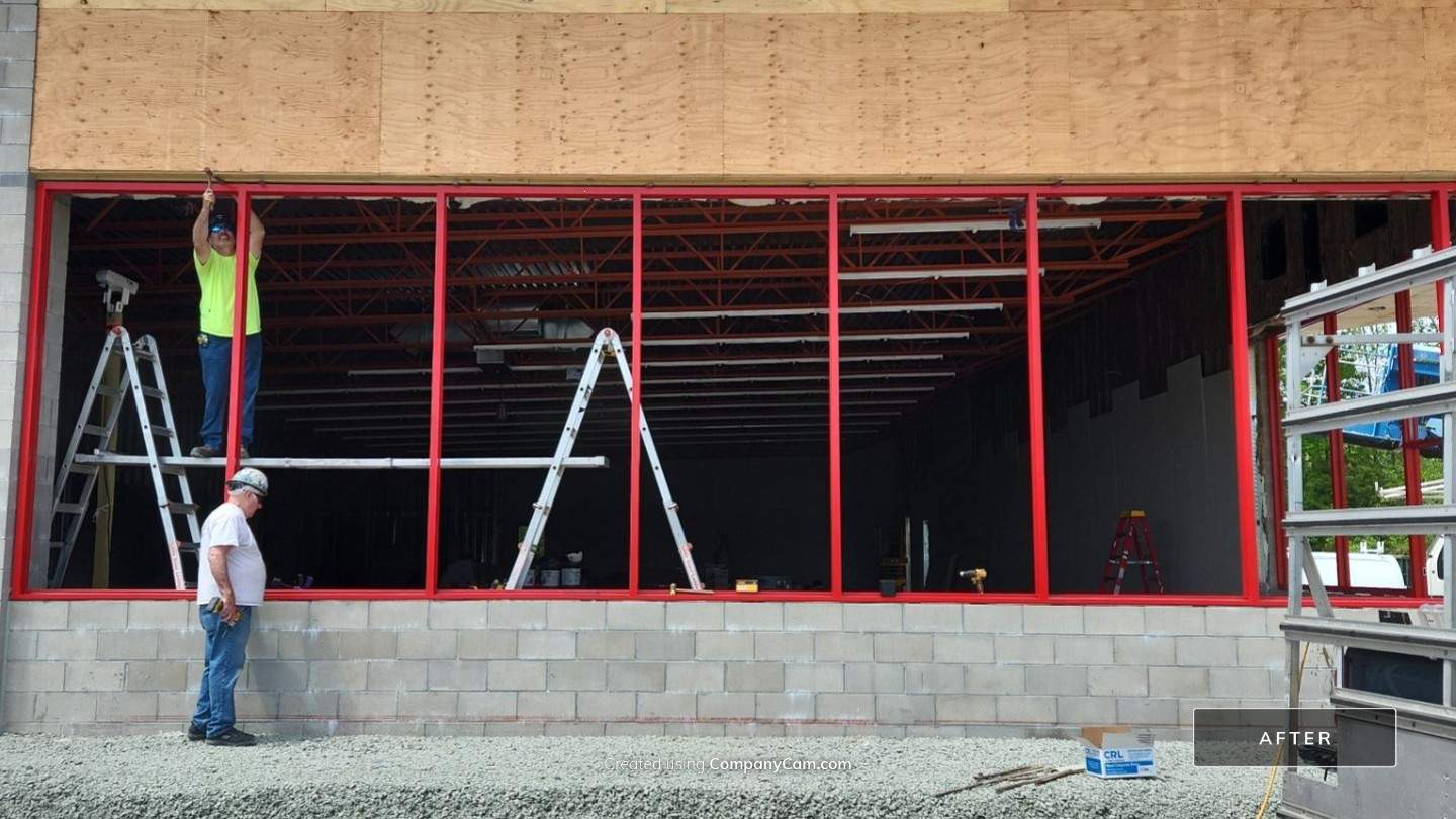 Commercial Storefront Install by Service Glass Inc