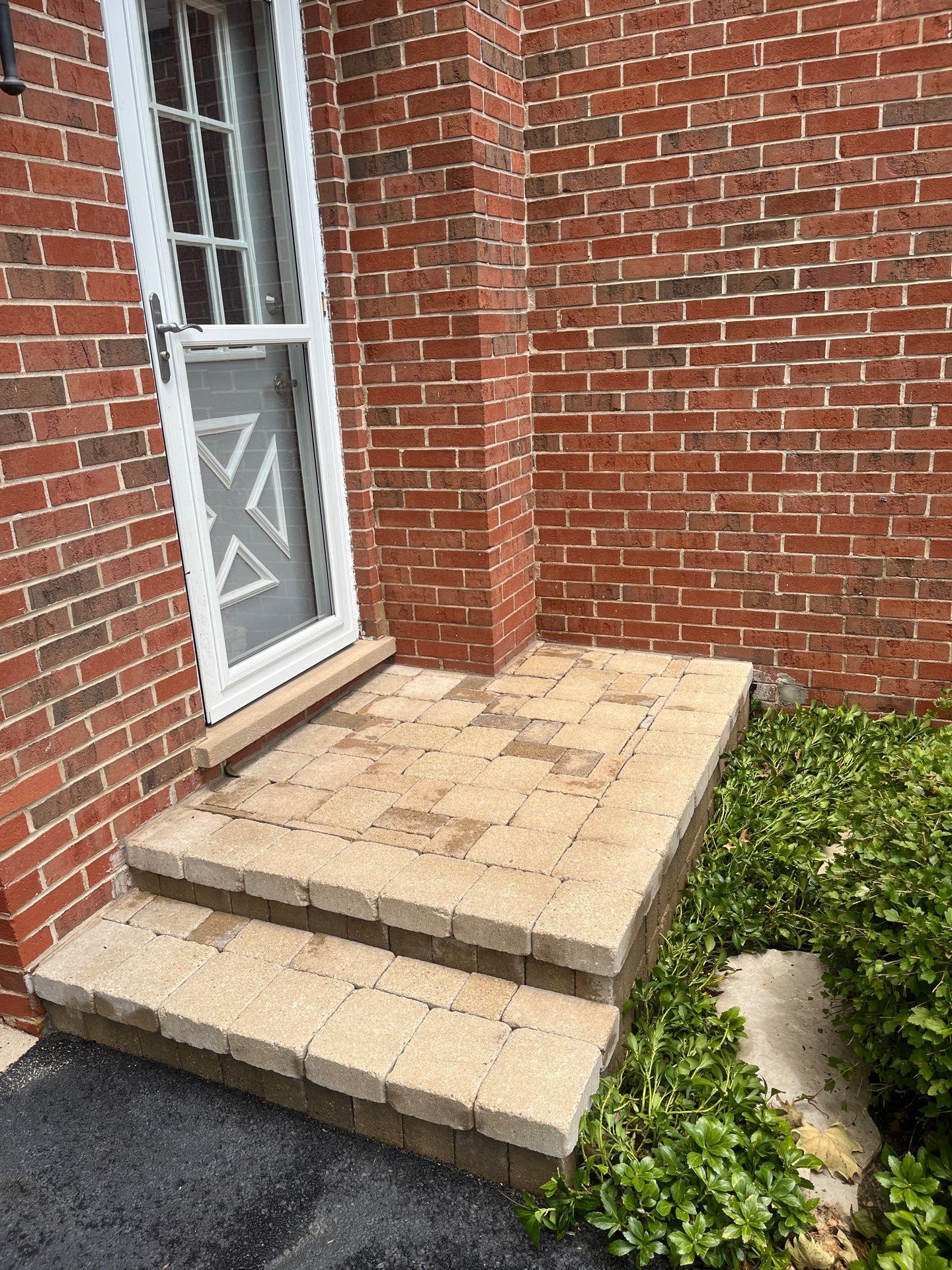 Brick paver clean, sand and seal.  using Surebond SB-1300 by Northern Power Washing LLC.