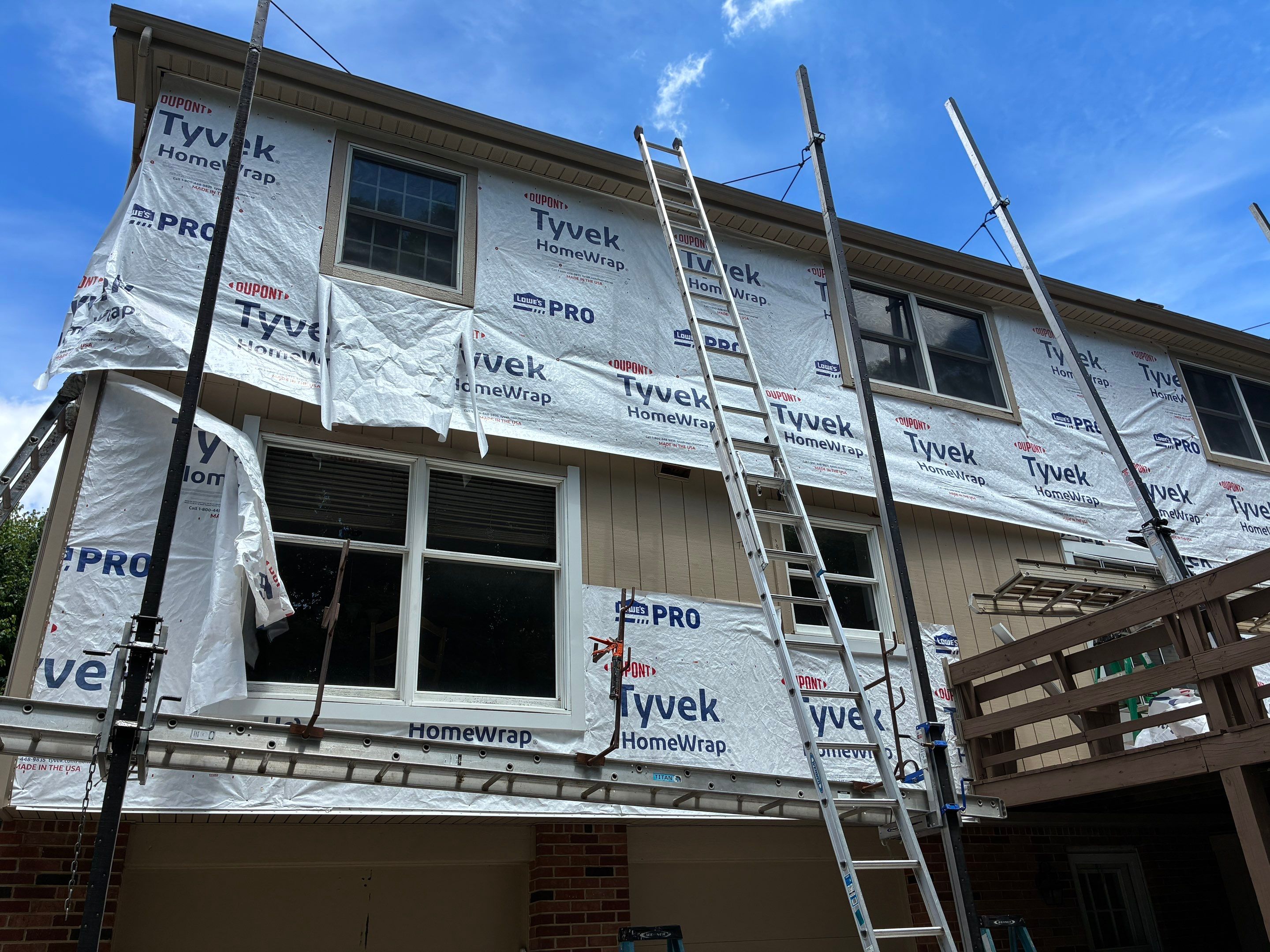 Mastic Vinyl Siding Replacement on Rear of Home by Ideal Siding Pittsburgh