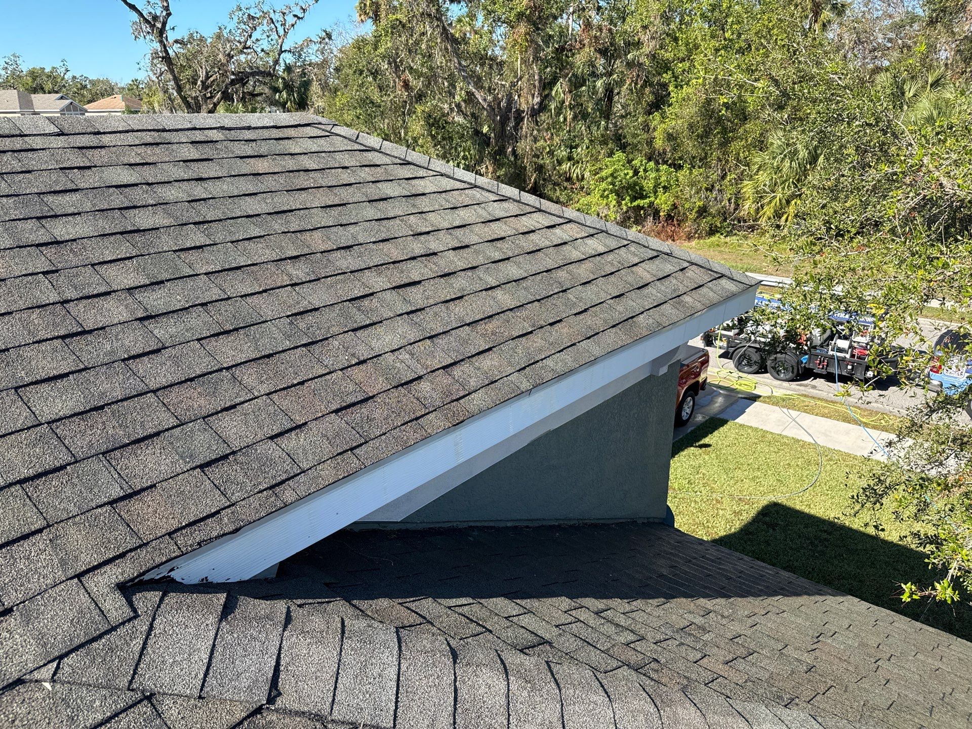 Asphalt Shingle Roof & Fascia Cleaning in Old Mill Preserve, Palmetto, FL | Sunshine AquaWash by Sunshine AquaWash
