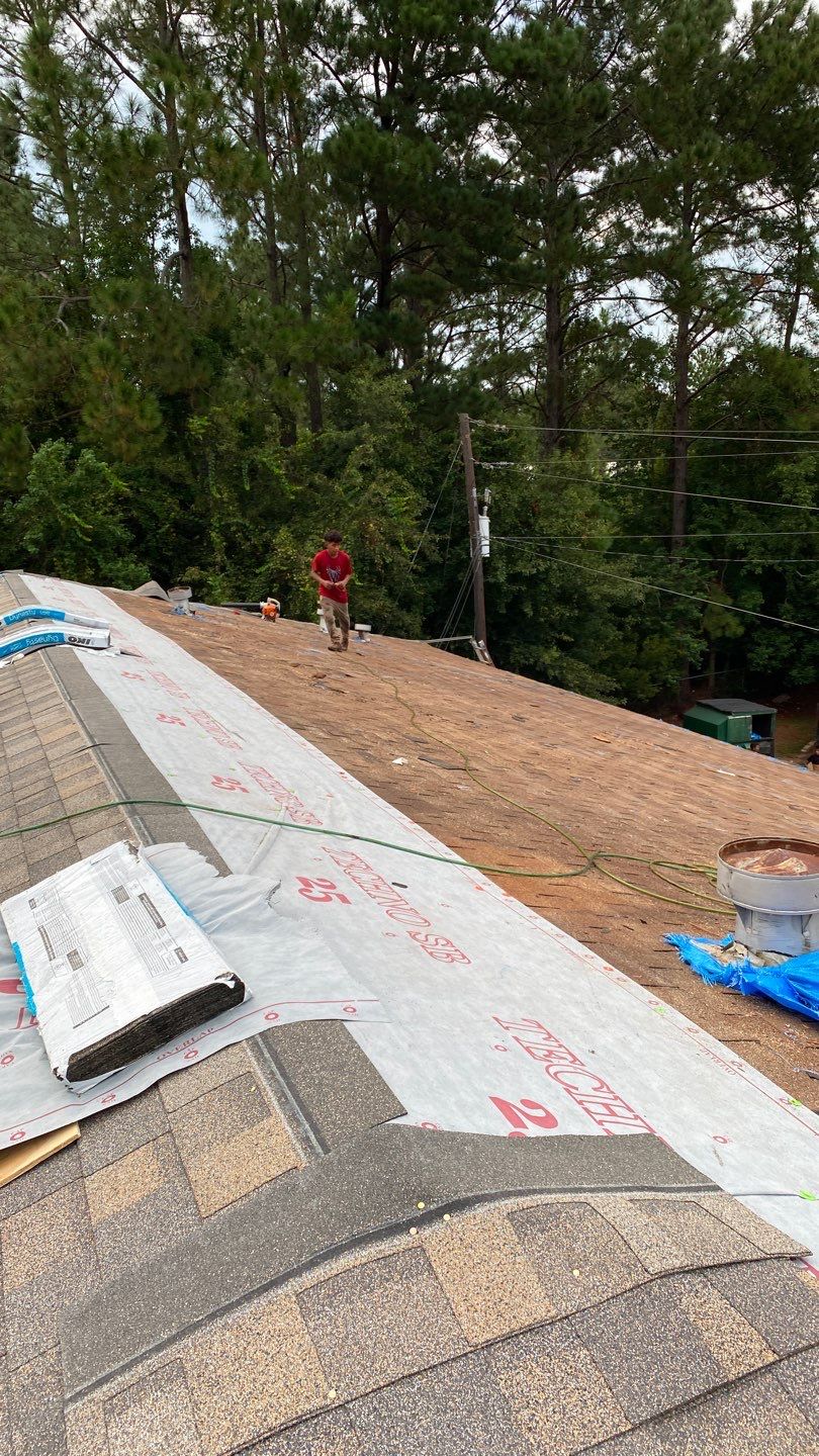 Commercial Roofing Installation using Roof Replacement by American Roofing & Construction LLC