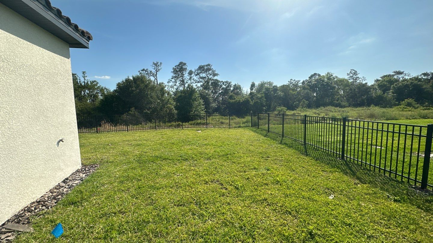 Aluminum Fence Installation using Black 3 Rail Aluminum Fence by Asap fence and gates, LLC