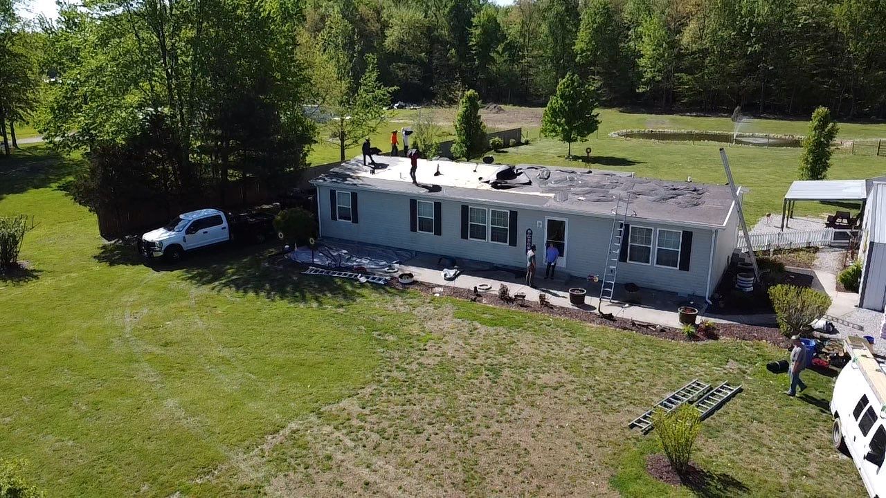 Residential Roofing Installation using Owens Corning Estate Gray Duration by Storm Contracting 