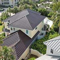 .032 Aluminum 1.5" Mechanical Seam Mansard Brown  by Total Roofing System The Metal Roof Experts