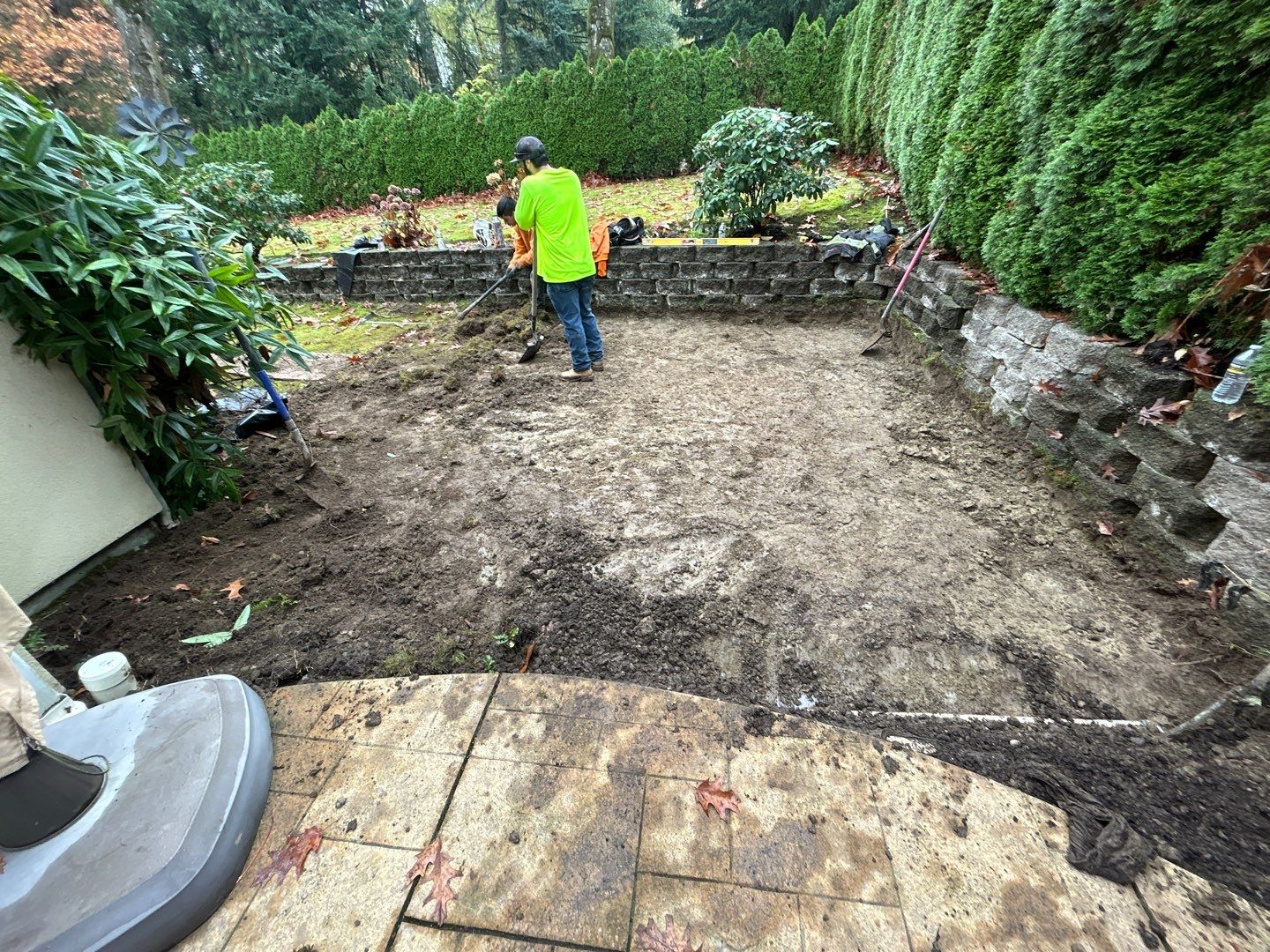 Stamped Concrete Patio  by Jireh Asphalt & Concrete Inc 
