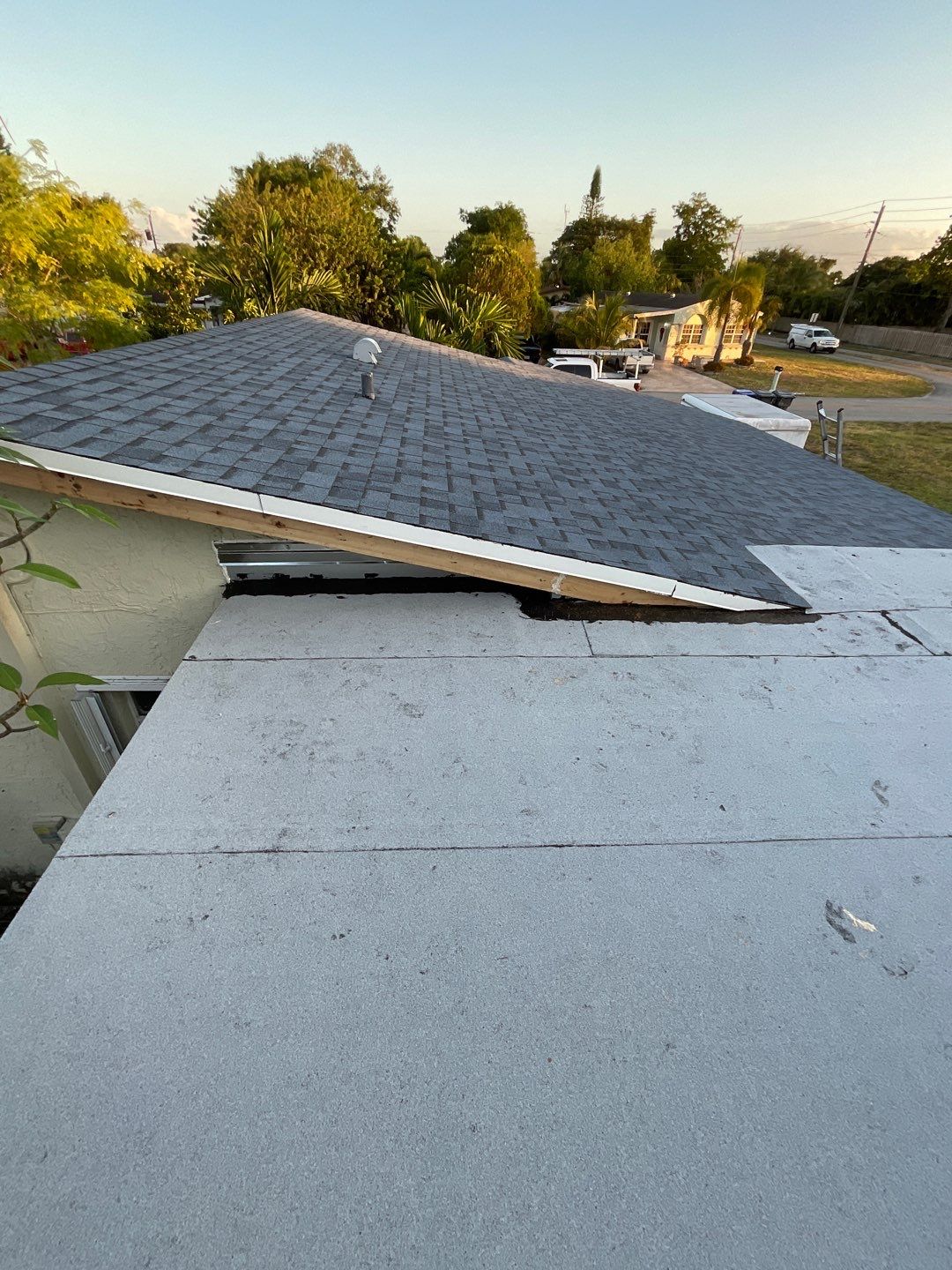 Beautiful Blue Shingle Re-Roof in Hollywood! by First Due Roofing