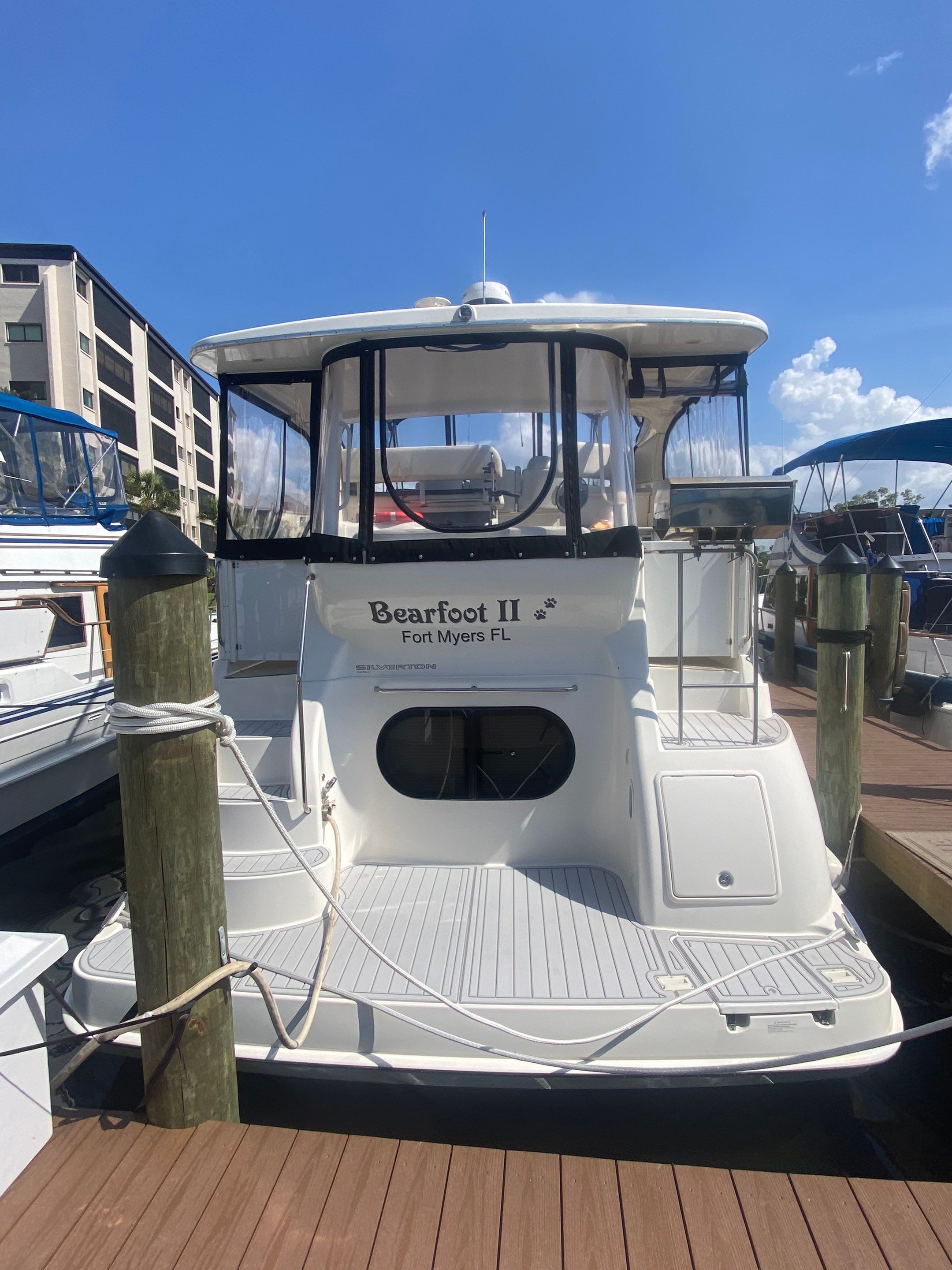 Project in North Fort Myers by Florida Hull Cleaning 