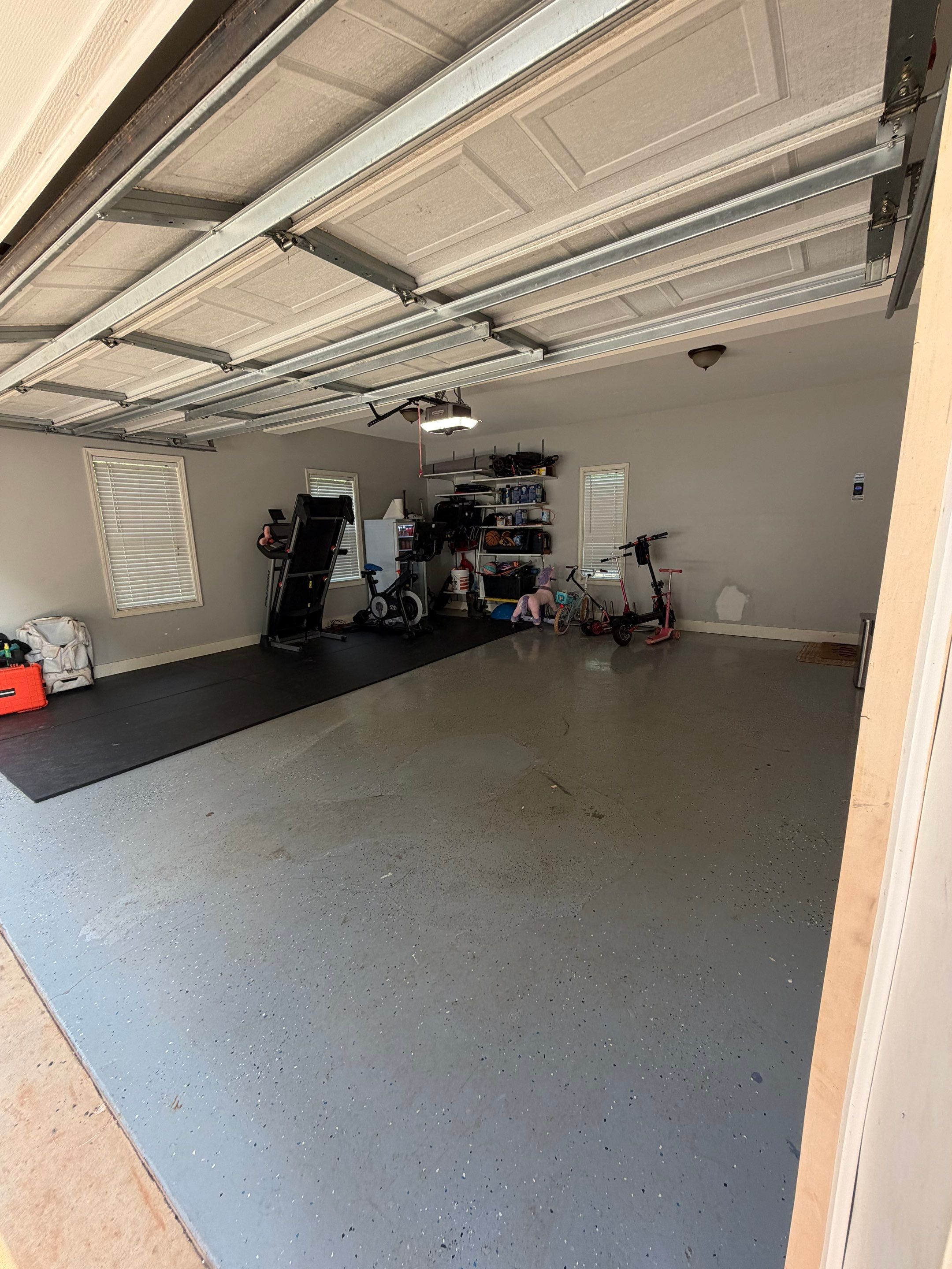 Garage Interior Painting and Drywall Repair in Monroe by PGP Surface Solutions, LLC