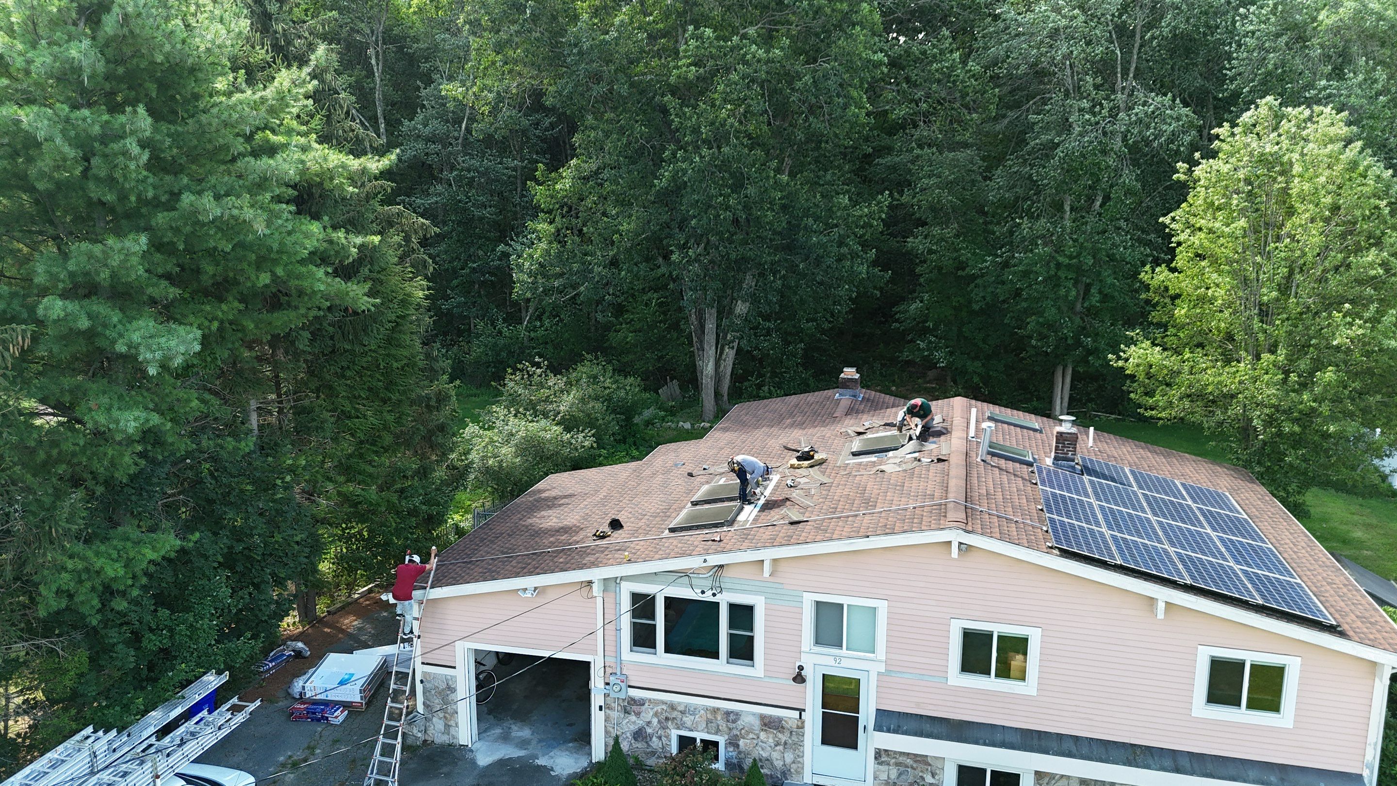 Project in Bedford, MA by Mighty Dog Roofing of Greater Middlesex County