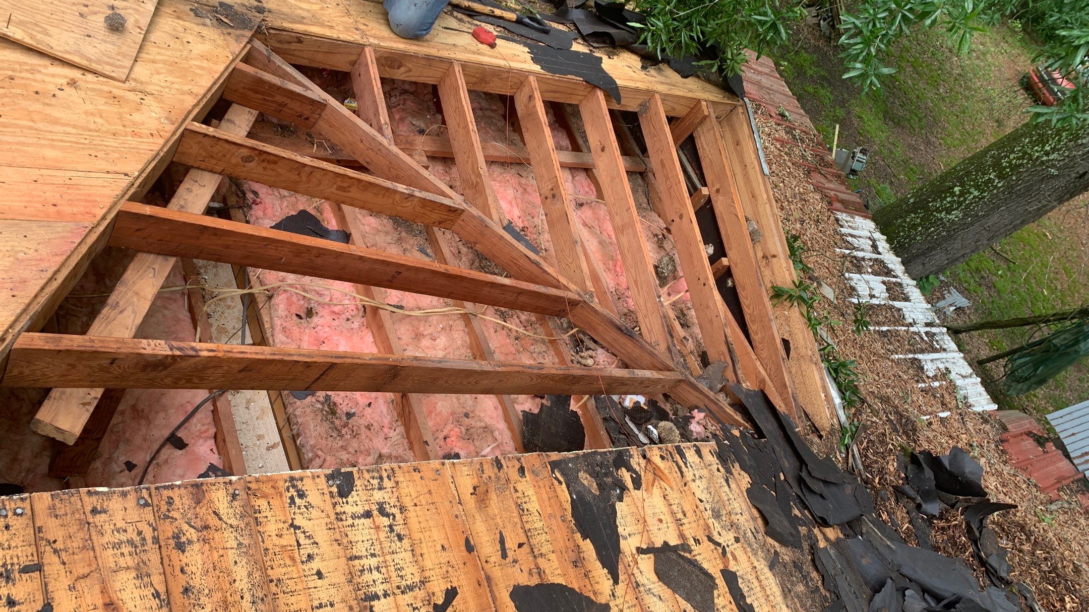 Residential Shingle Reroof using 29 gauge metal by Hostetler Roofing