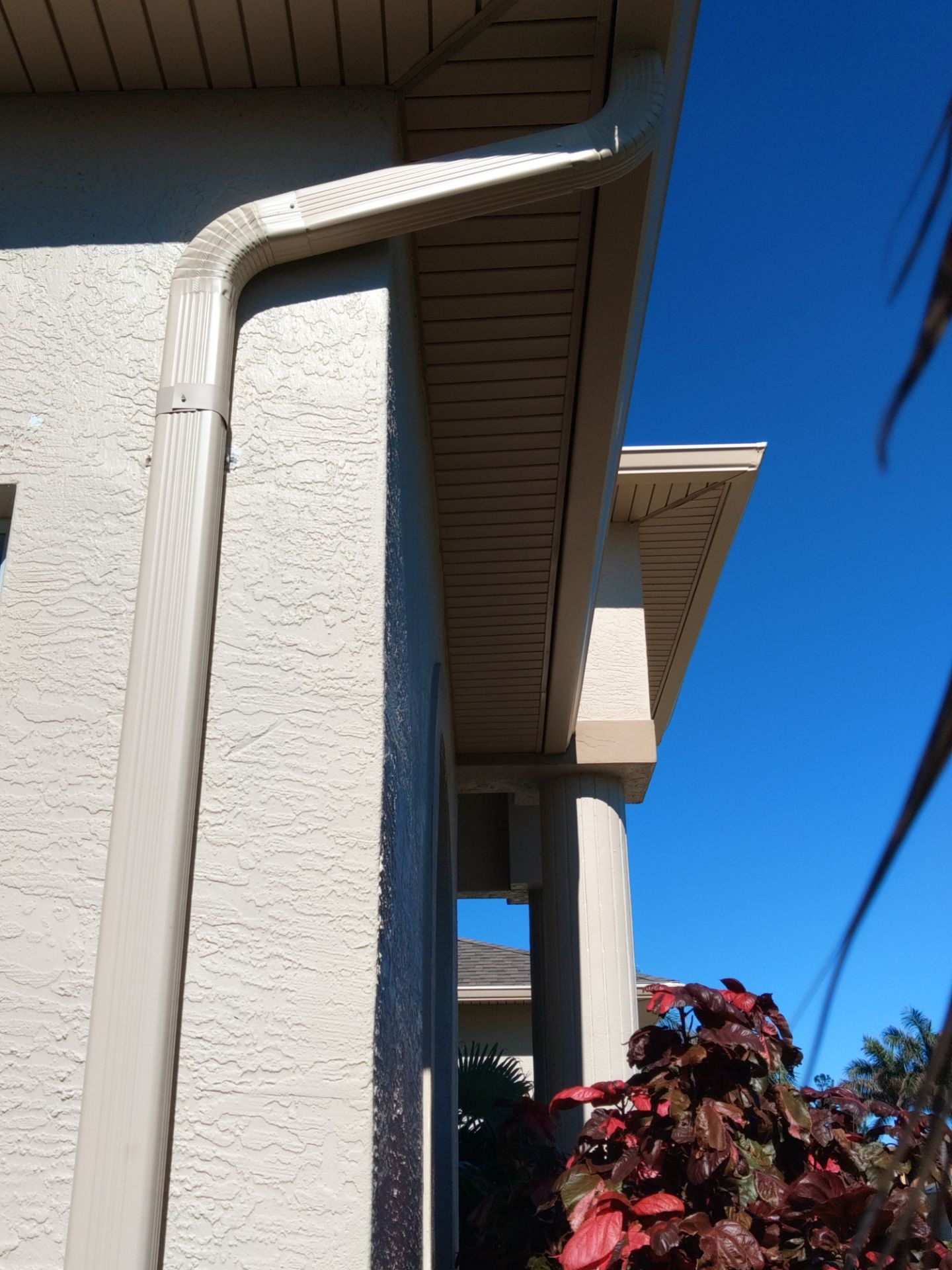 Cameo New Gutters and Soffit Installation FL by Gutter Professors