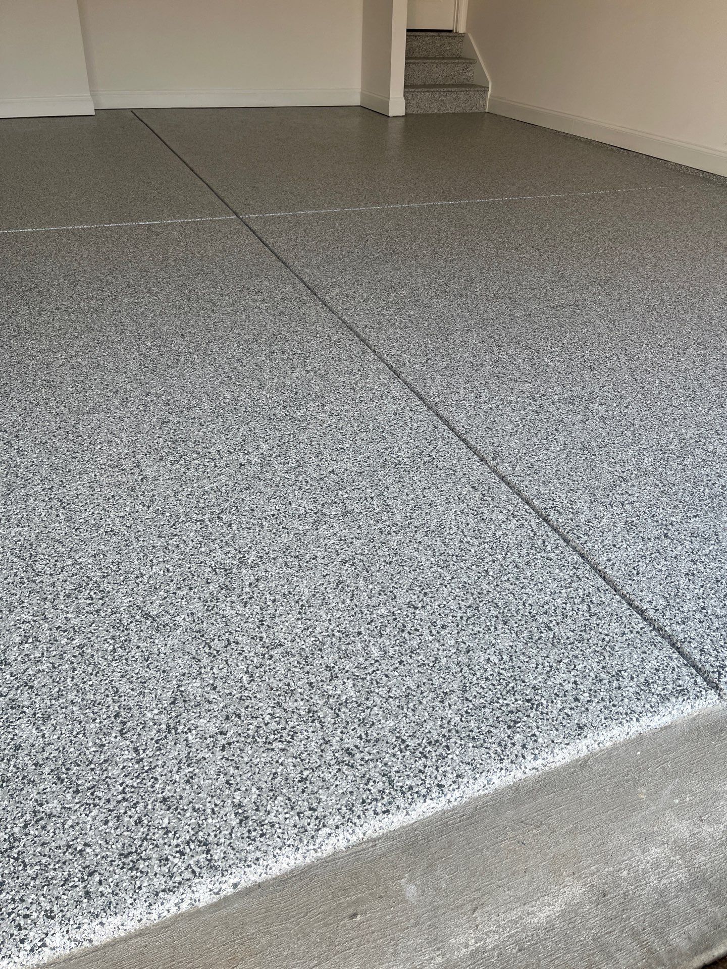Garage Floor Coating using Gravel by My Garage Floor Guys