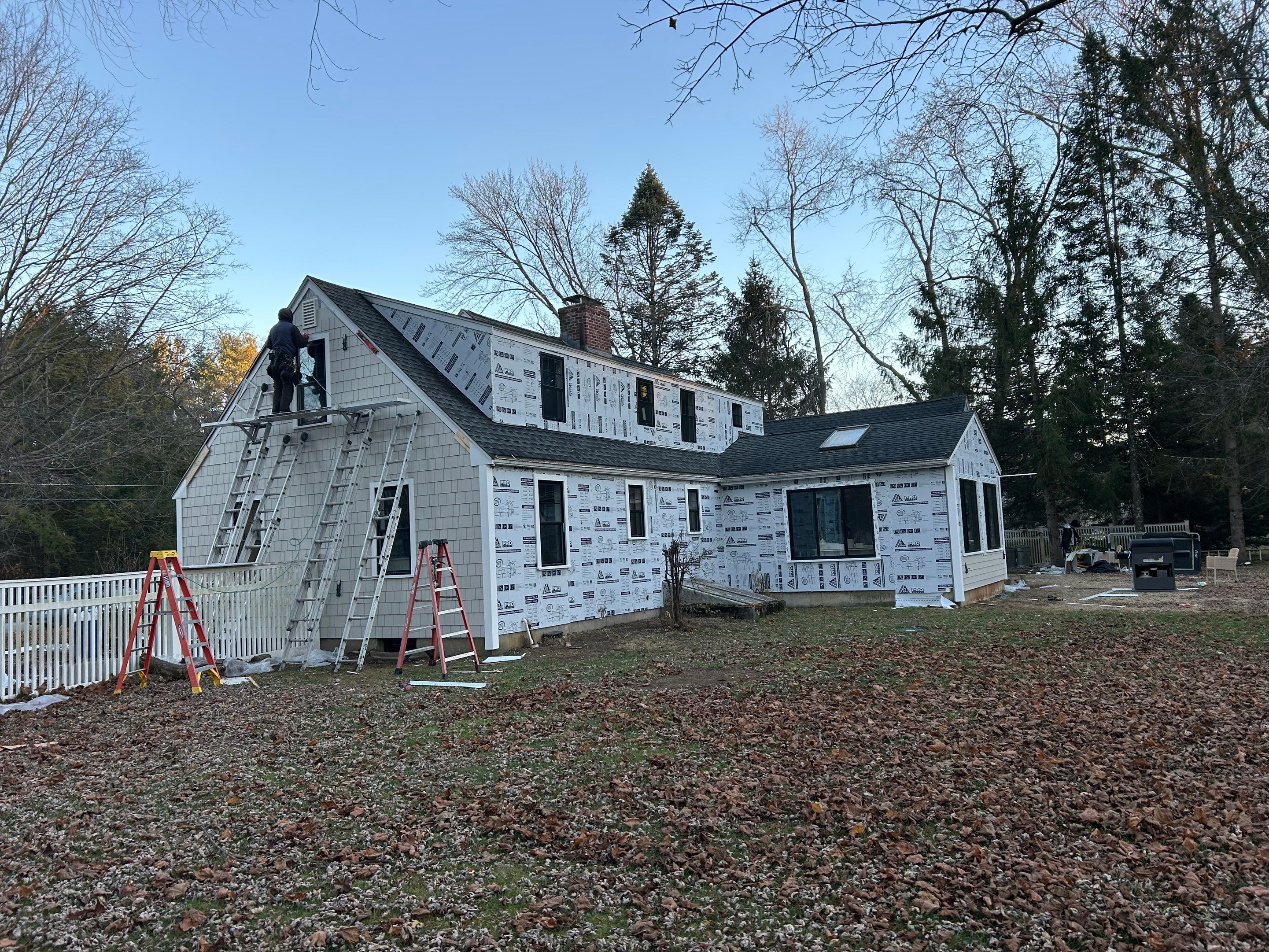 Full exterior remodeling in Stow, MA by UBrothers Construction