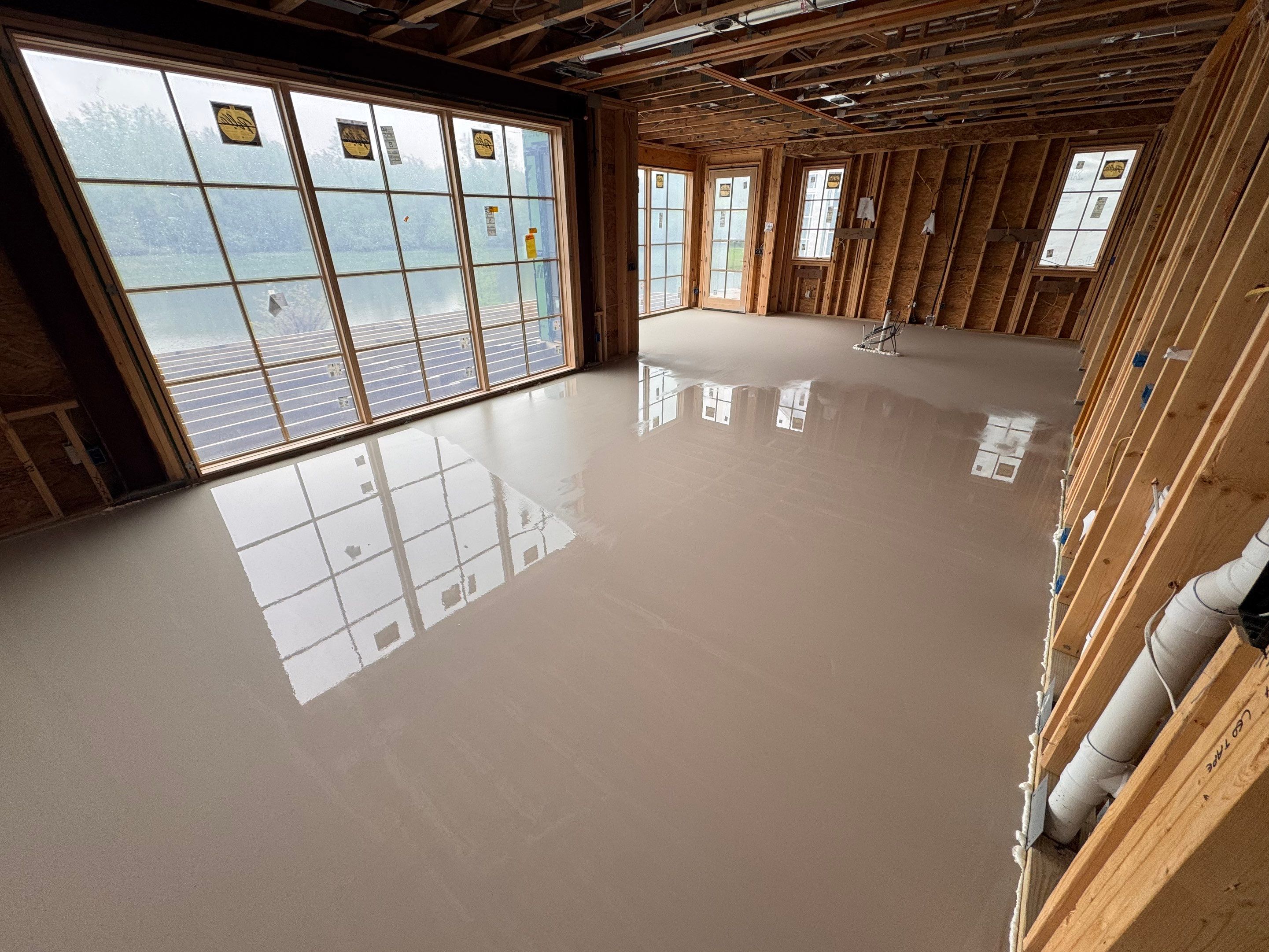 Stunning Ada Brownstone - Custom Staircase, Pattern Floor by RTBaldwin Hardwood Floors