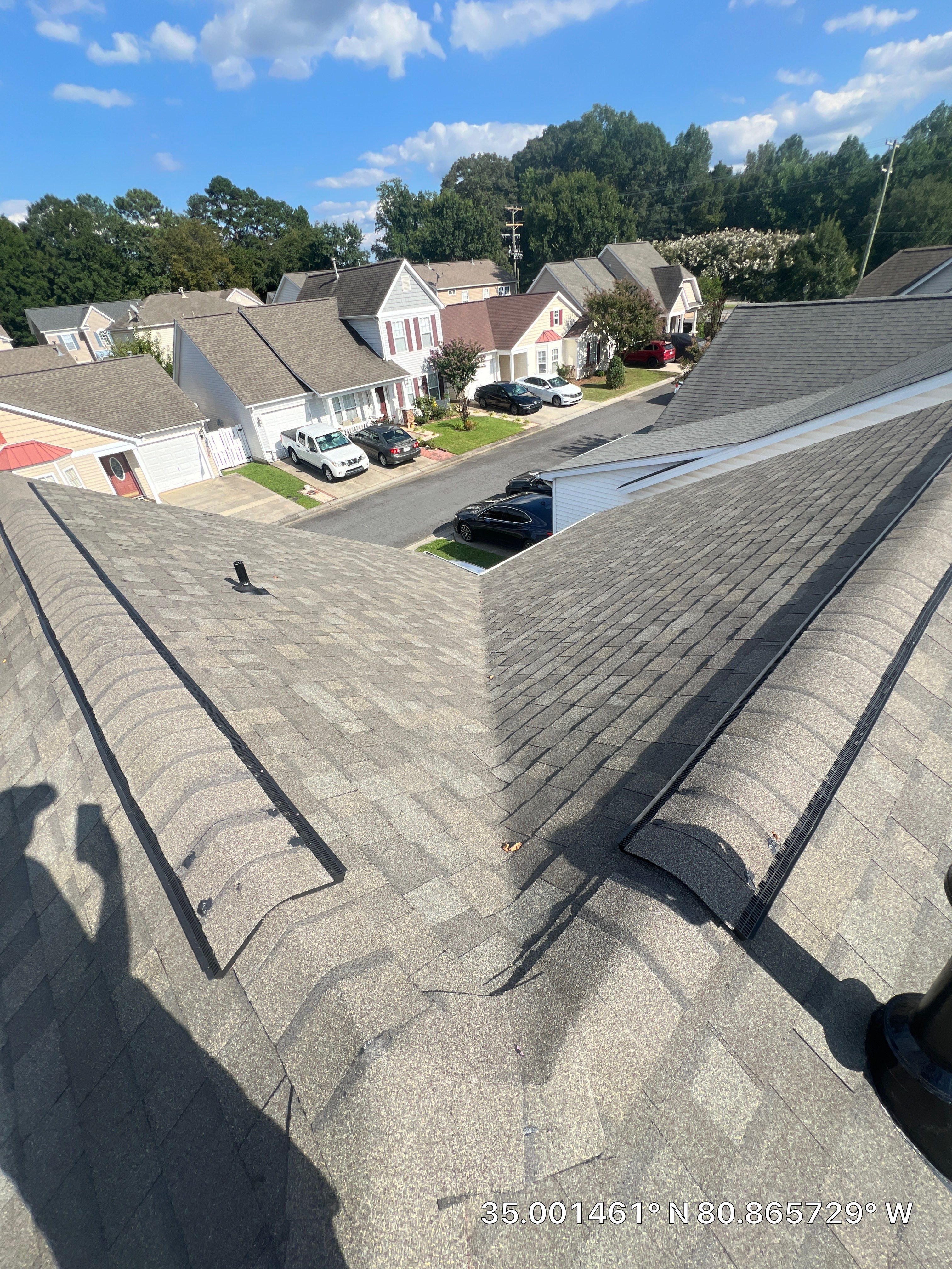 Full Residential Roofing Installation with Owens Corning Architectural Shingles in Indian Land, South Carolina by Merritt Roofing LLC