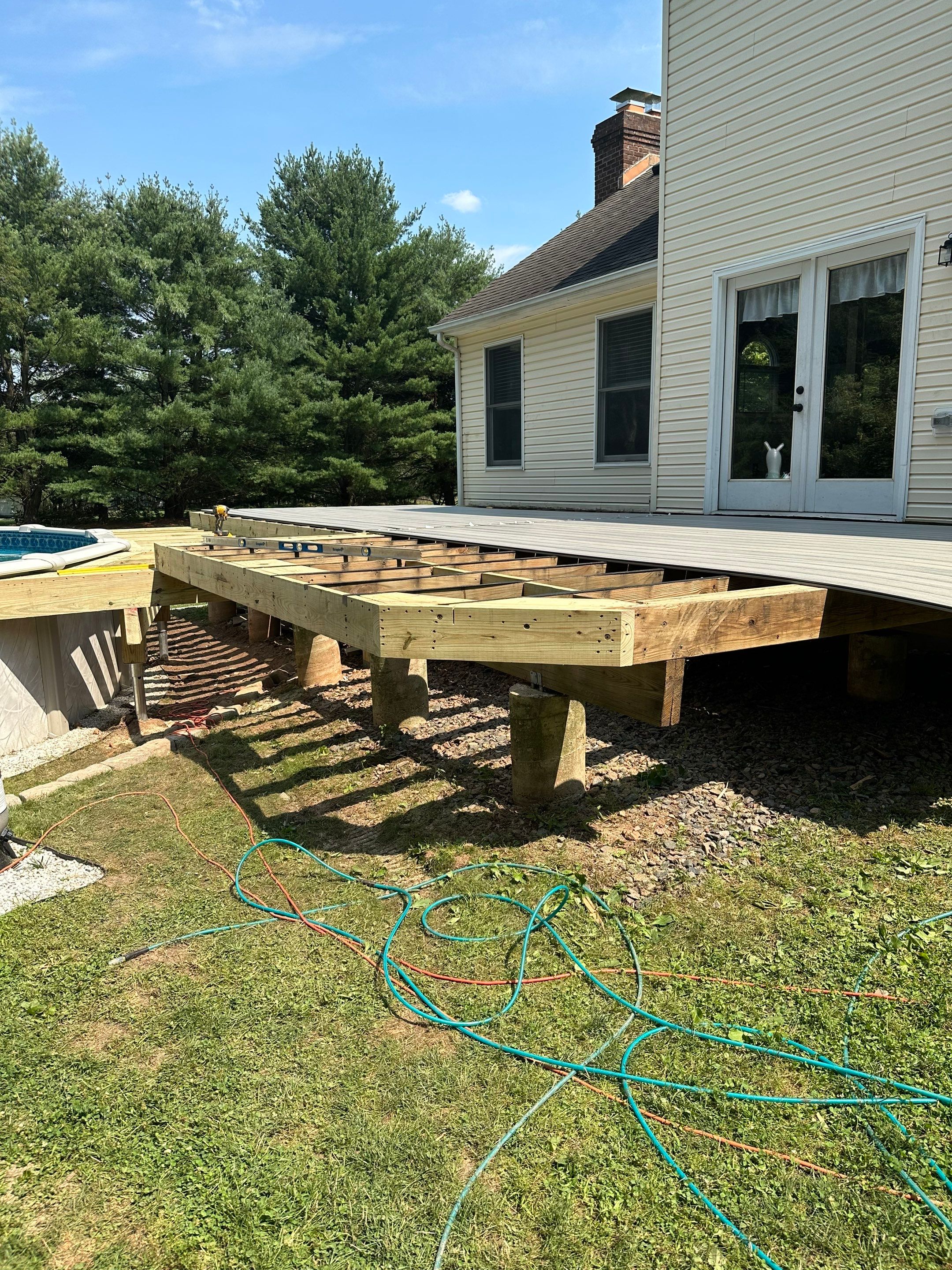 New Pool Deck IN Flemington by deck guardian