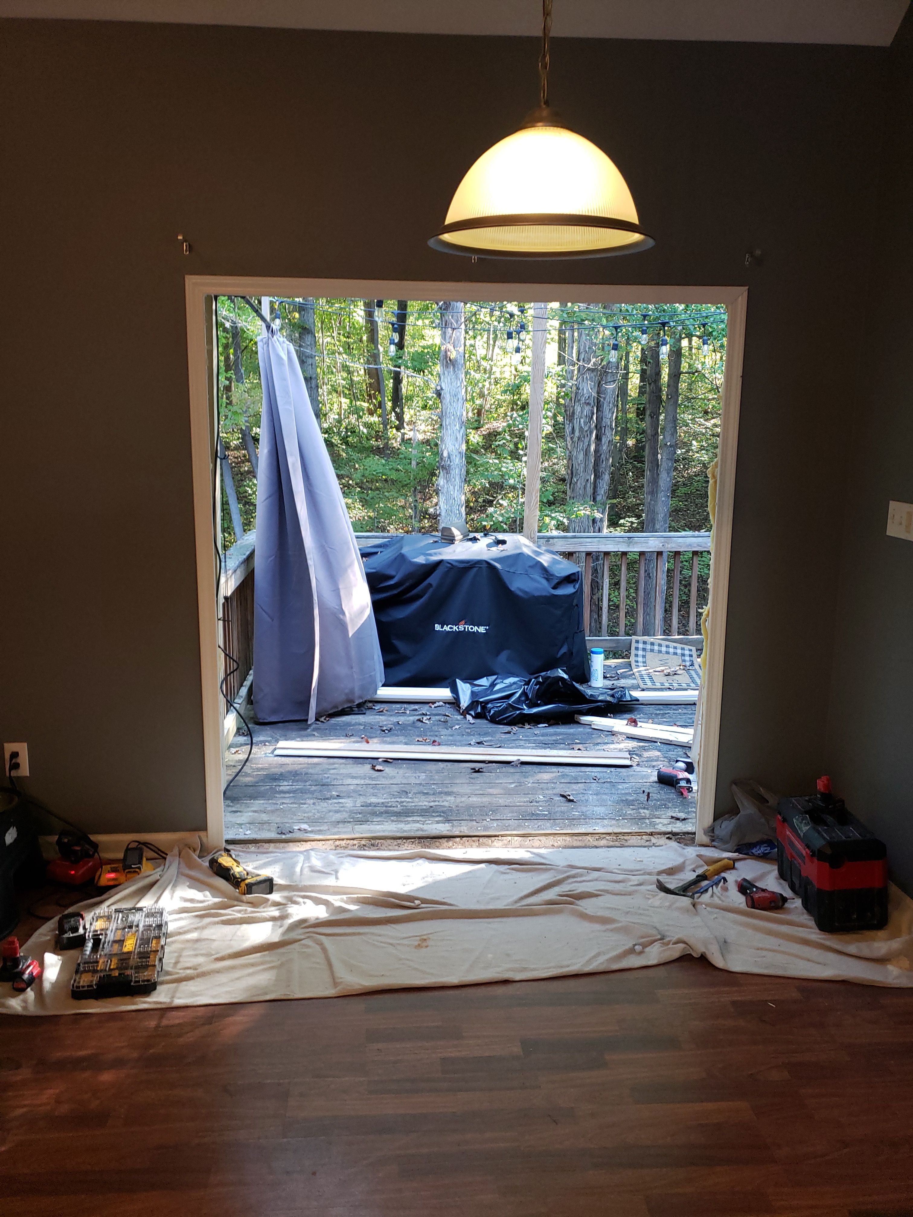 French Doors Swapped for Space-Saving Slider! 🚪 by A Step Above Handy LLC