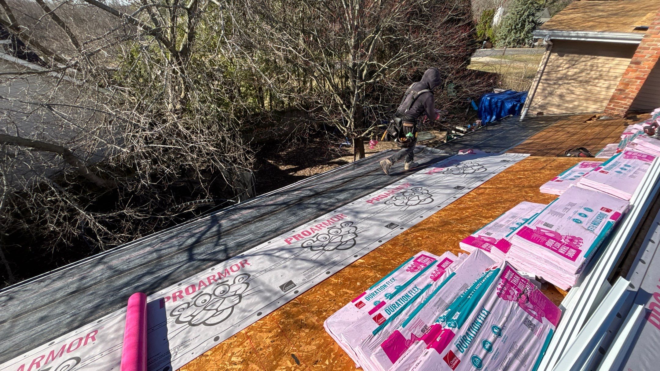 Roof Replacement using Owens Corning Duration by 180 Contractors