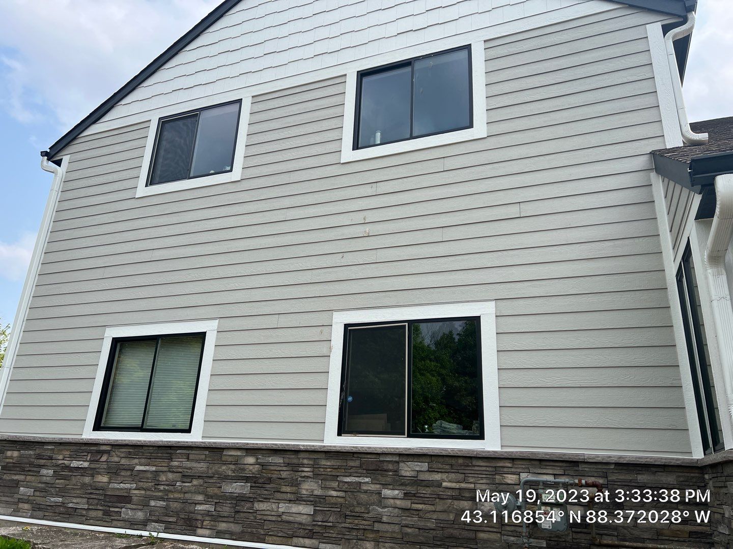 Siding Installation using LP Smart Siding by Total Restoration Services