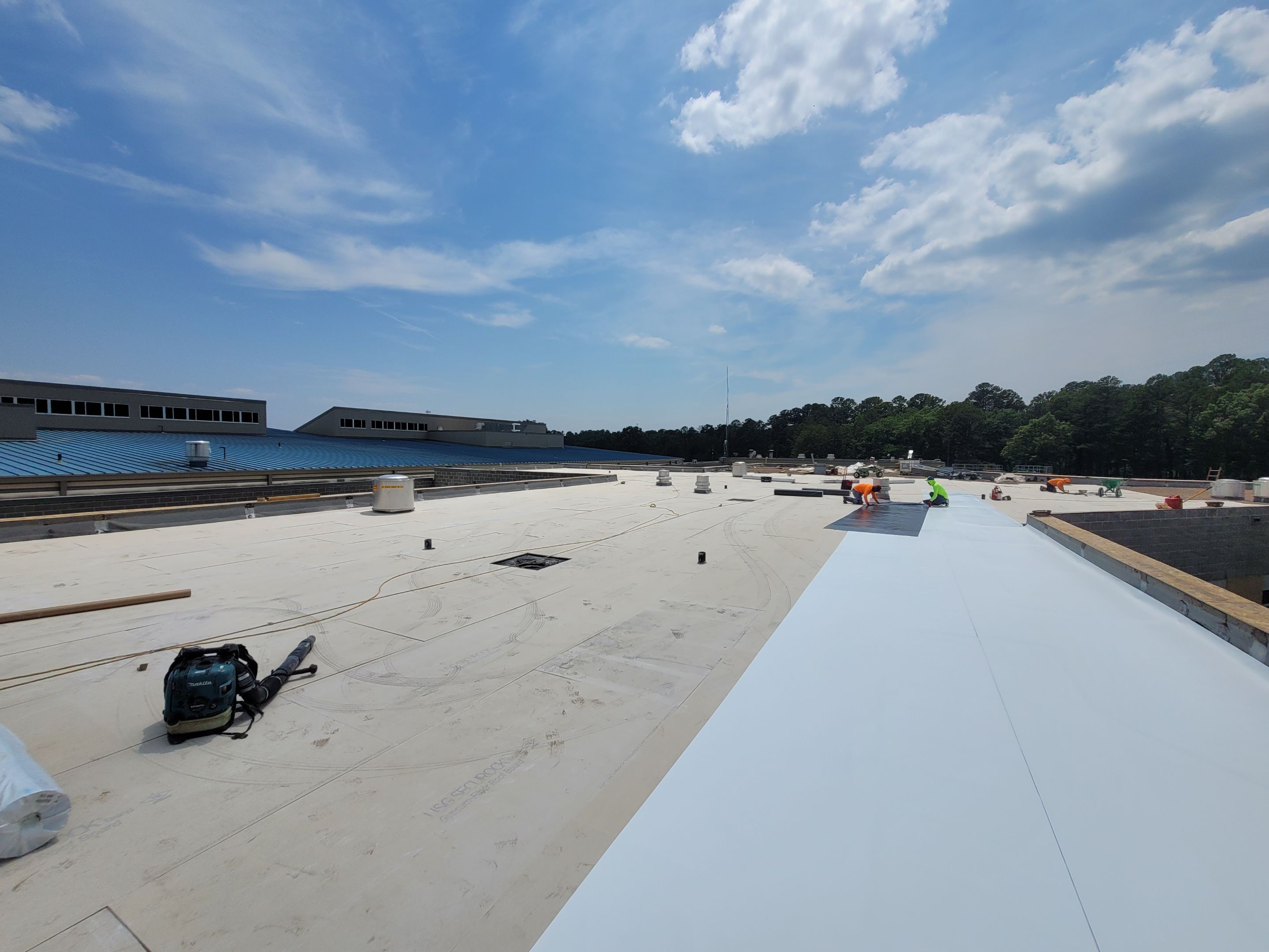 Choctaw Nation Hospital - Med Surg Building by Hostetler Roofing