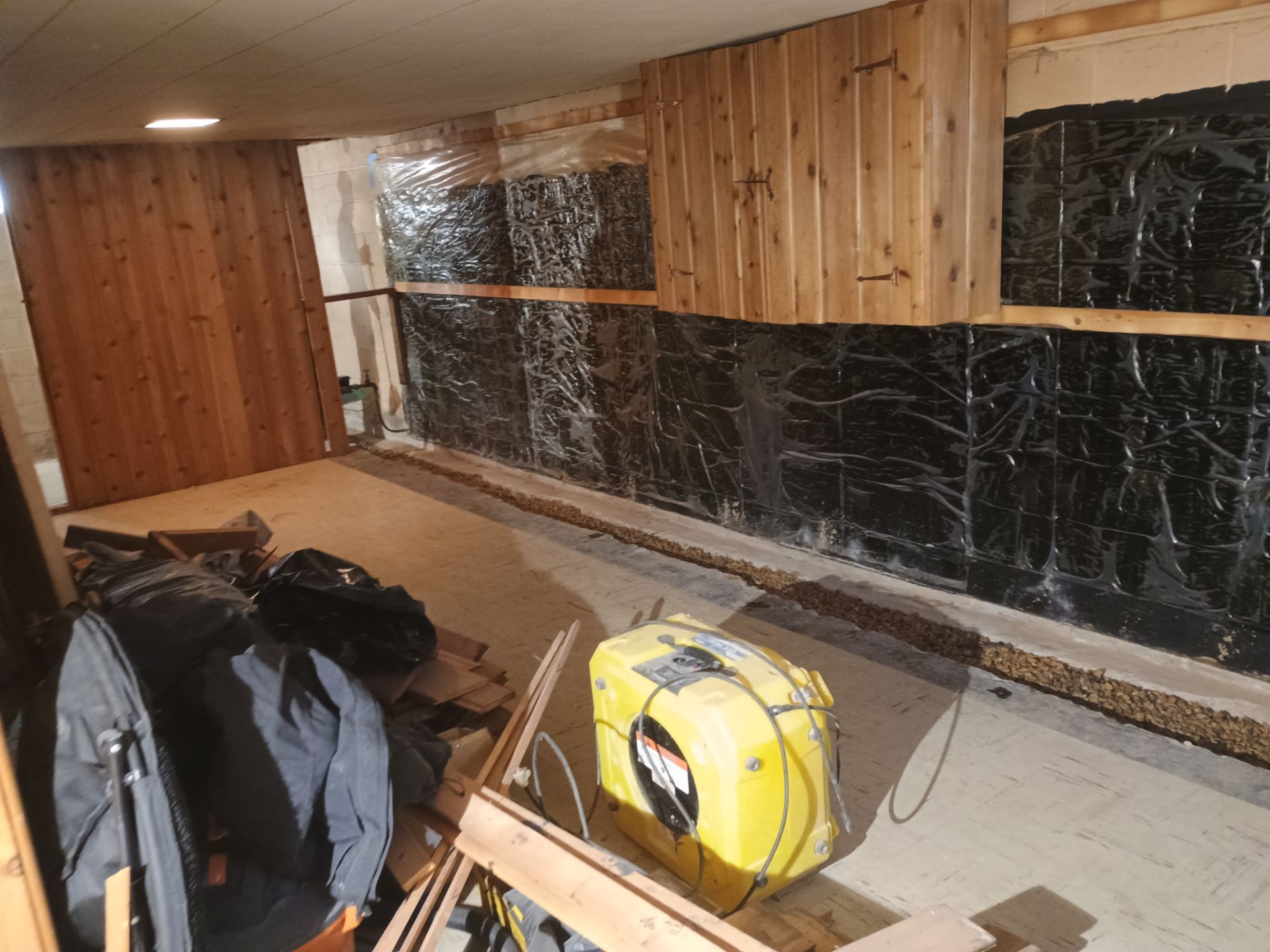 Helping Dan Get Going on His Remodel by Waterproofing Northeast