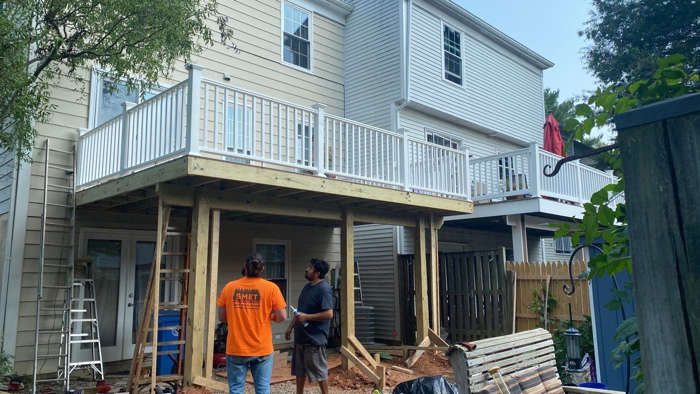 Deck Transformation using Timbertech by The Smet Companies, LLC