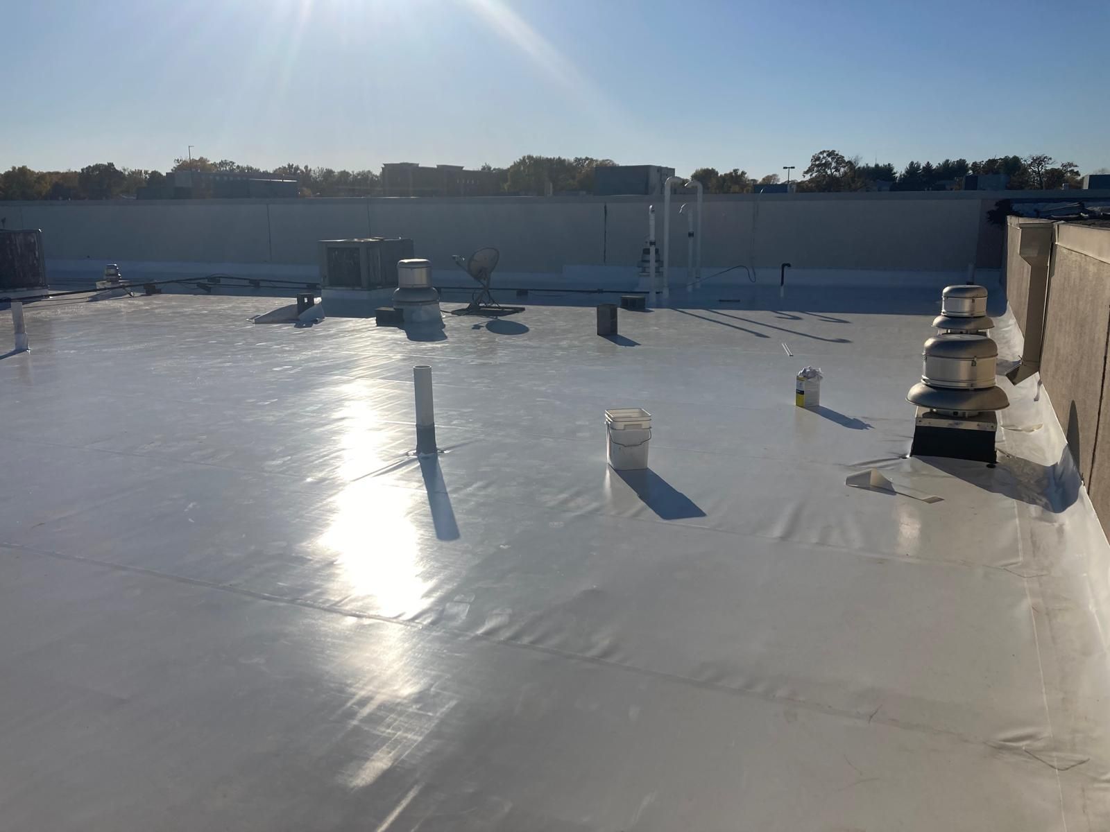 Commercial Roofing Installation using DURO LAST by Grell Roofing, LLC