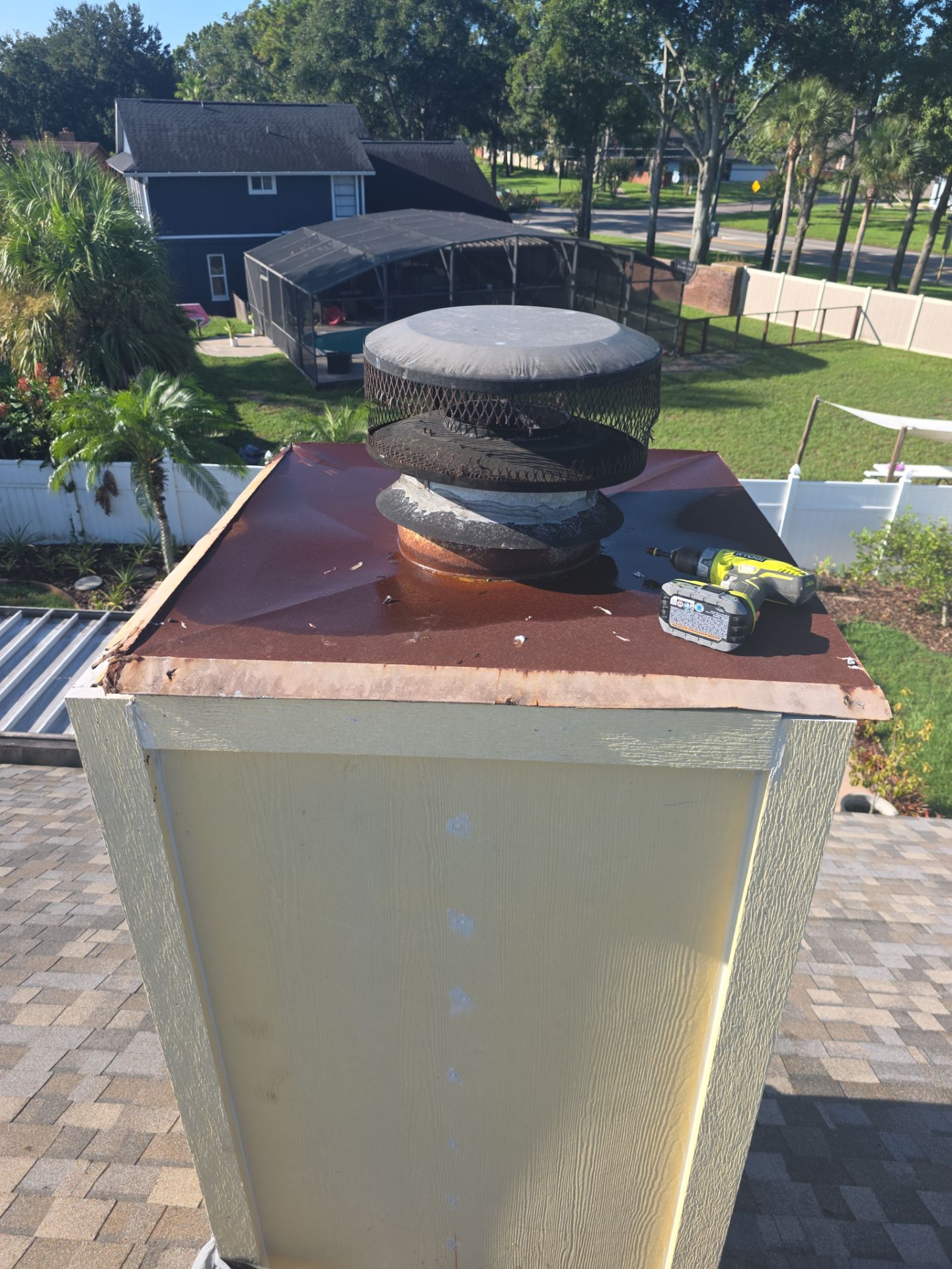 Chimney Chase Pan Replacement  by Hygienic Air, Inc