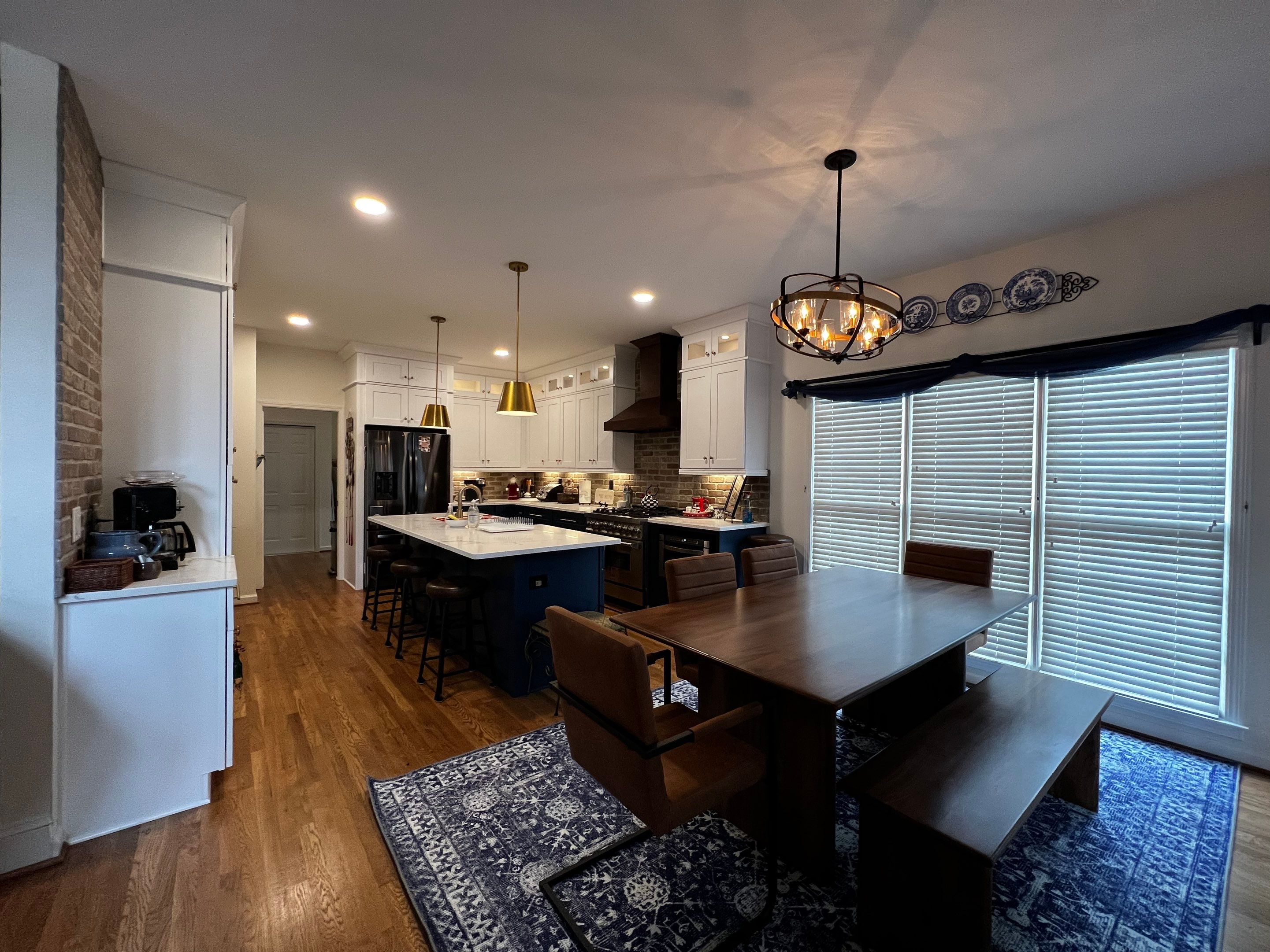 Full Kitchen and Interior Remodel Featuring Custom Brick Backsplash in Smyrna by Swift Home Renovations 