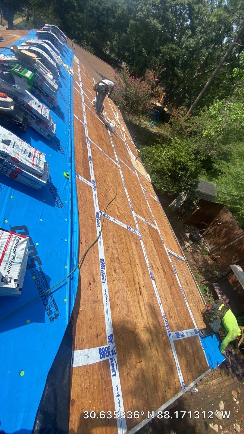 Residential Roofing Installation using Roof Replacement by American Roofing & Construction LLC