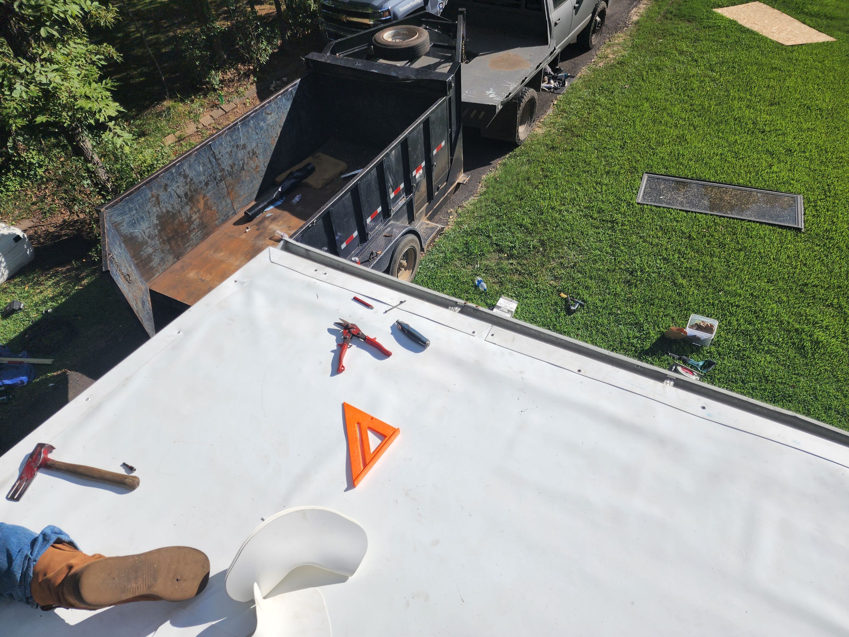 Residential PVC Installation in Prescott, Arkansas by Hostetler Roofing