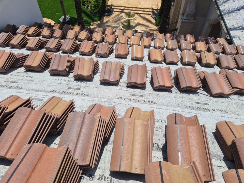 Residential Roofing Installation using Eagle Roofing Tile by BLUES BROTHERS ROOFING