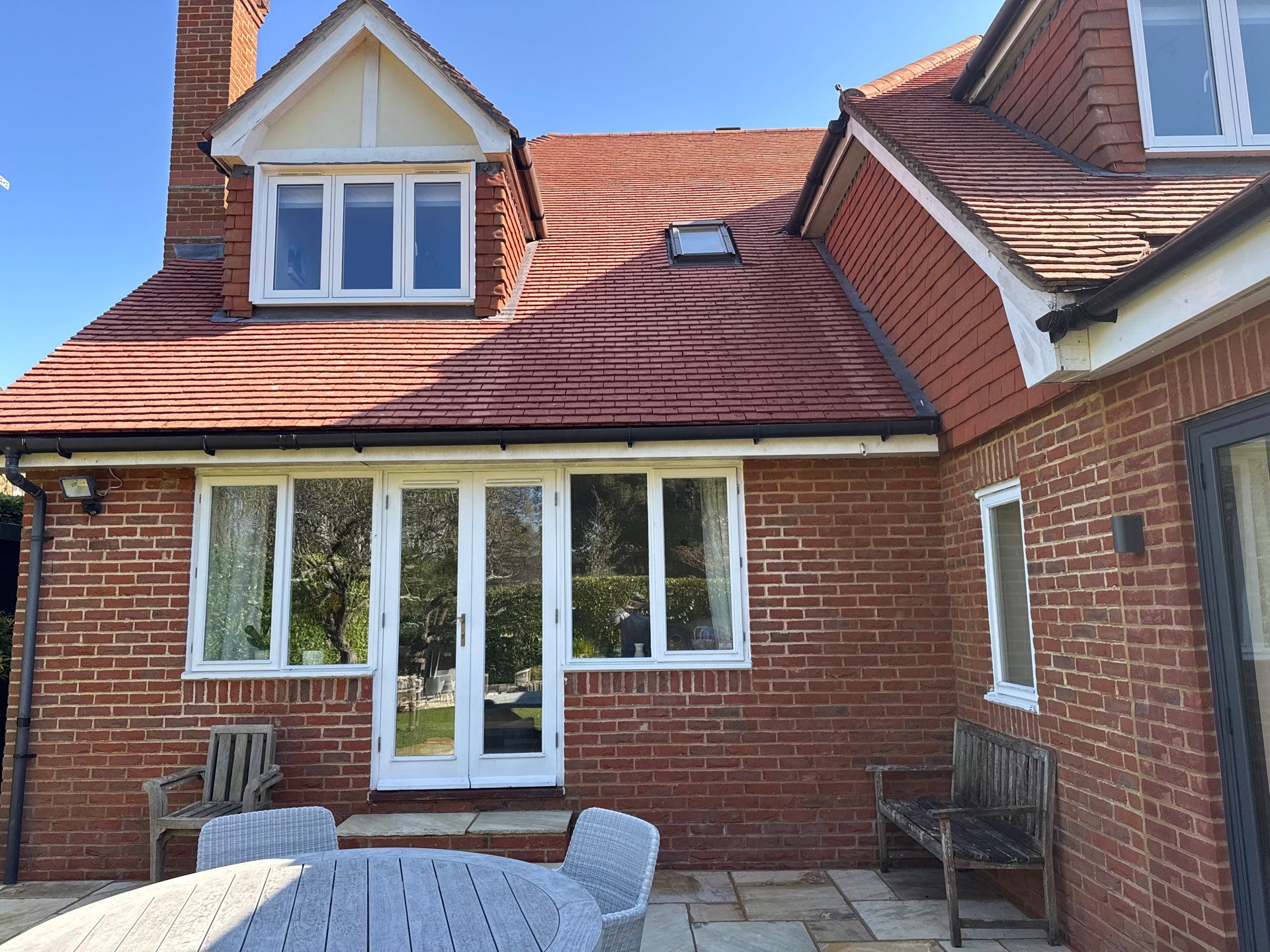 Exterior Clean - Roof - Patio - Driveway using Honda 15lpm Low Pressure Washing Machine by Ges Exterior Cleaning ltd