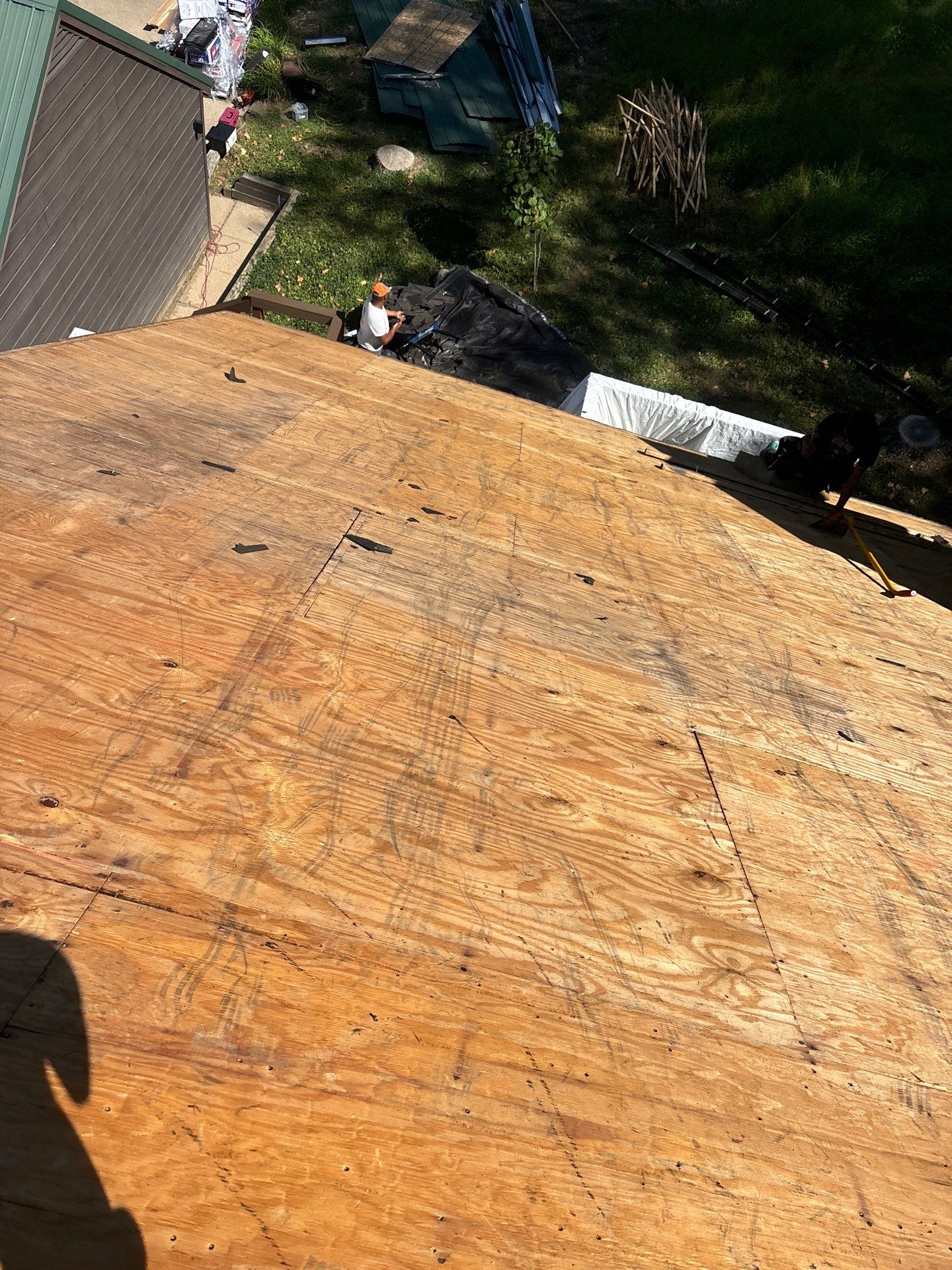 Residential Roofing Installation using GAF Timberline HDZ Golden Harvest by Rainstoppers Roofing