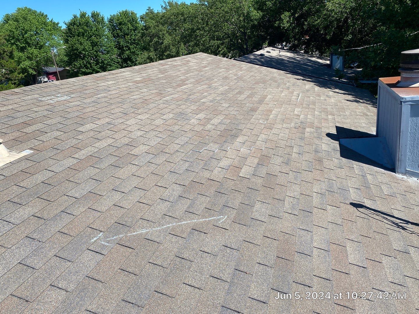 Roof inspection in Bartlesville by Decor Roofing & Restoration