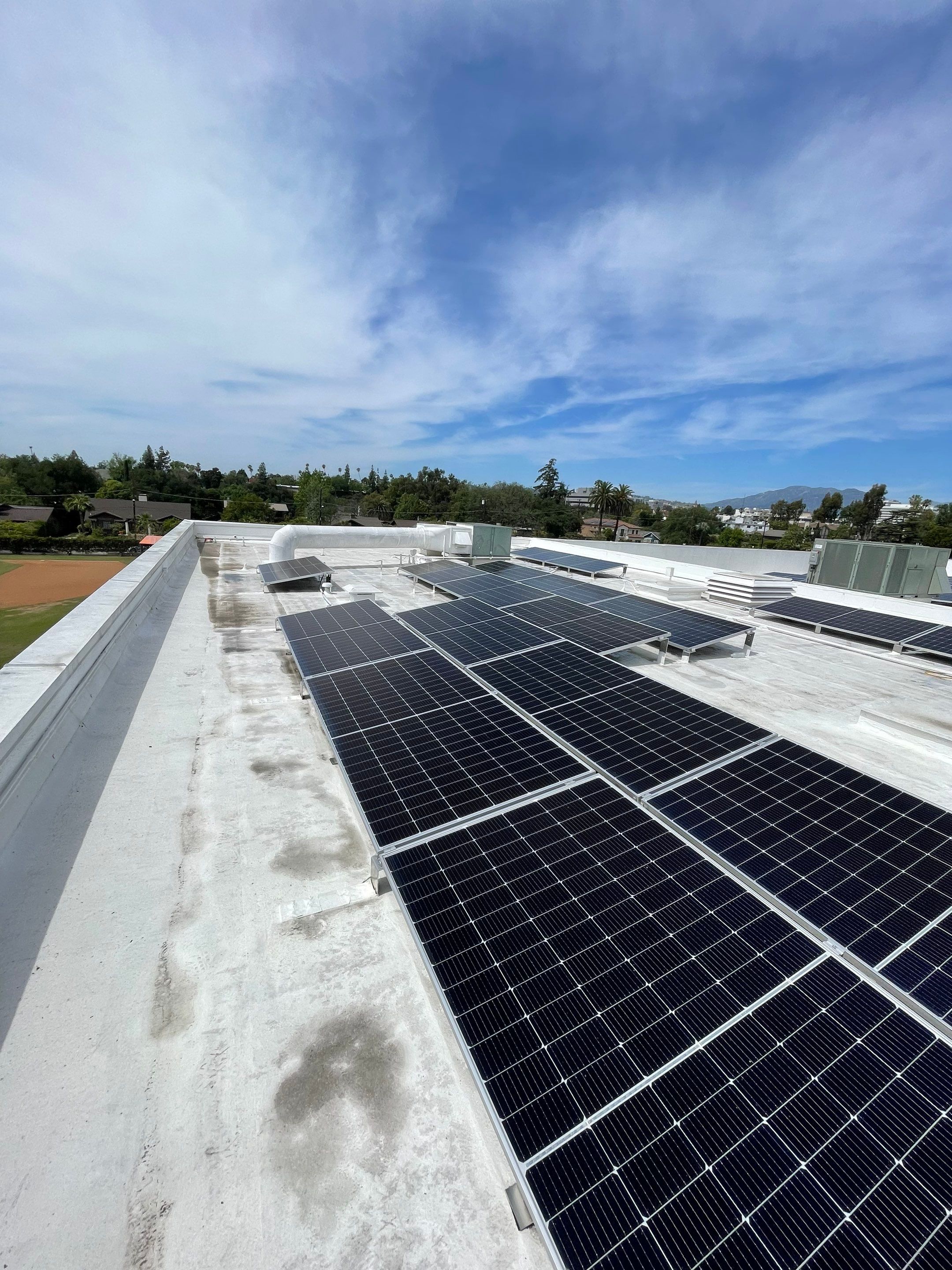 Commercial Solar Panel Cleaning by Palm Coast Solar Cleaning