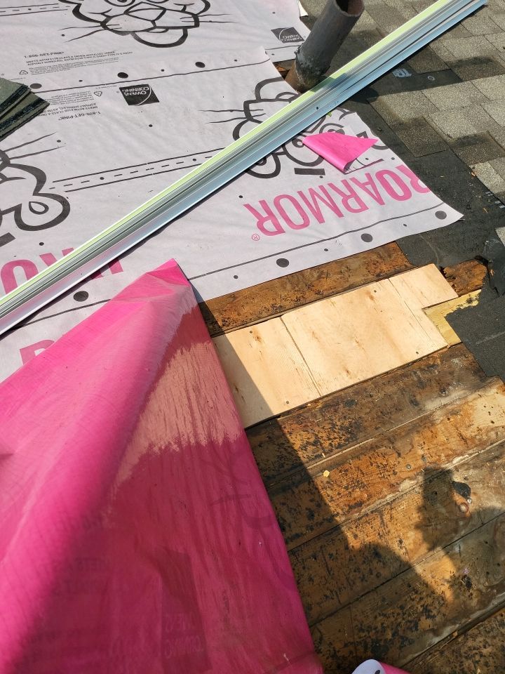 Residential Roofing Installation using Owens Corning Duration Driftwood by A Plus Exterior