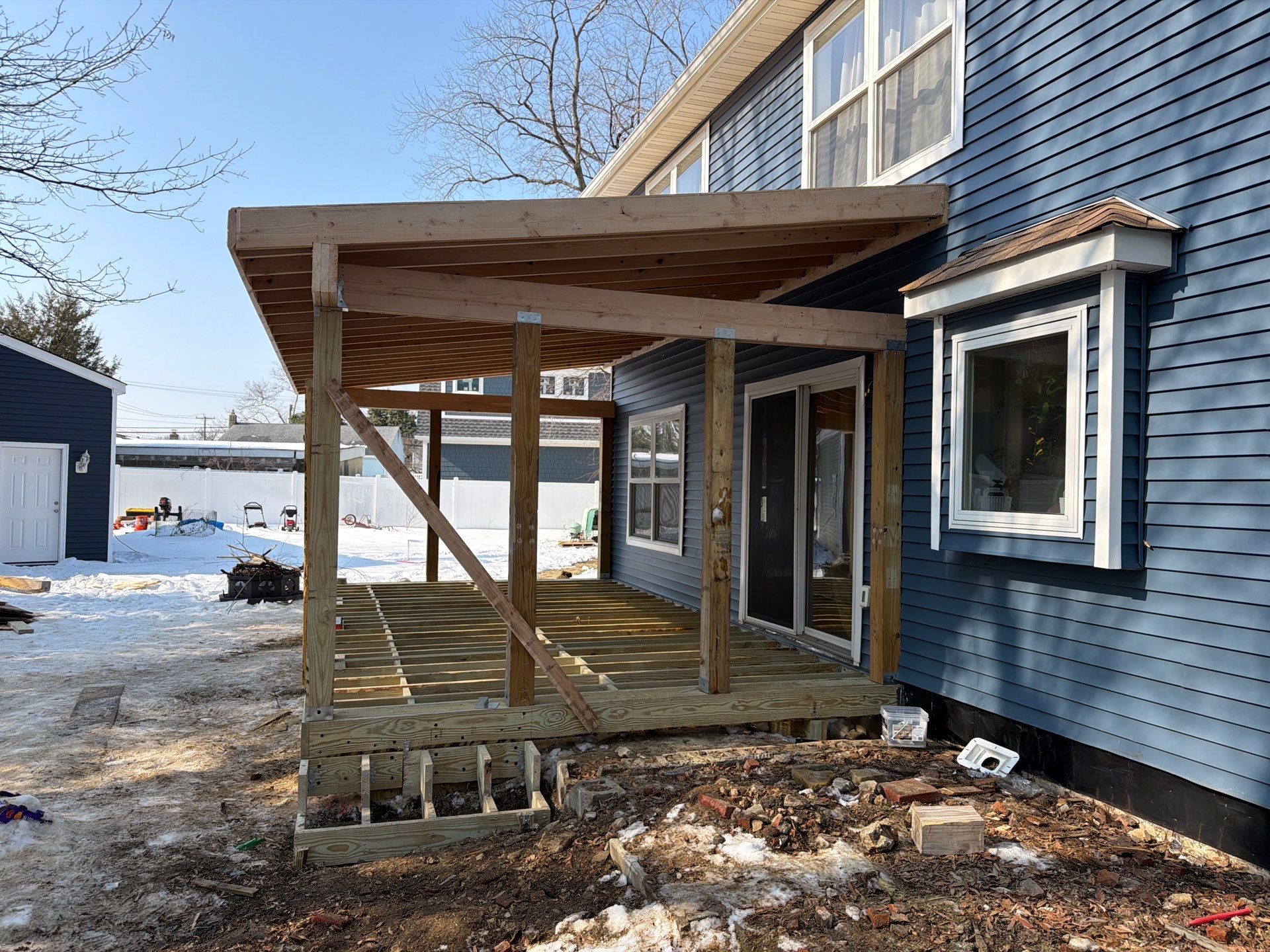 New Deck Porch In Keport by deck guardian