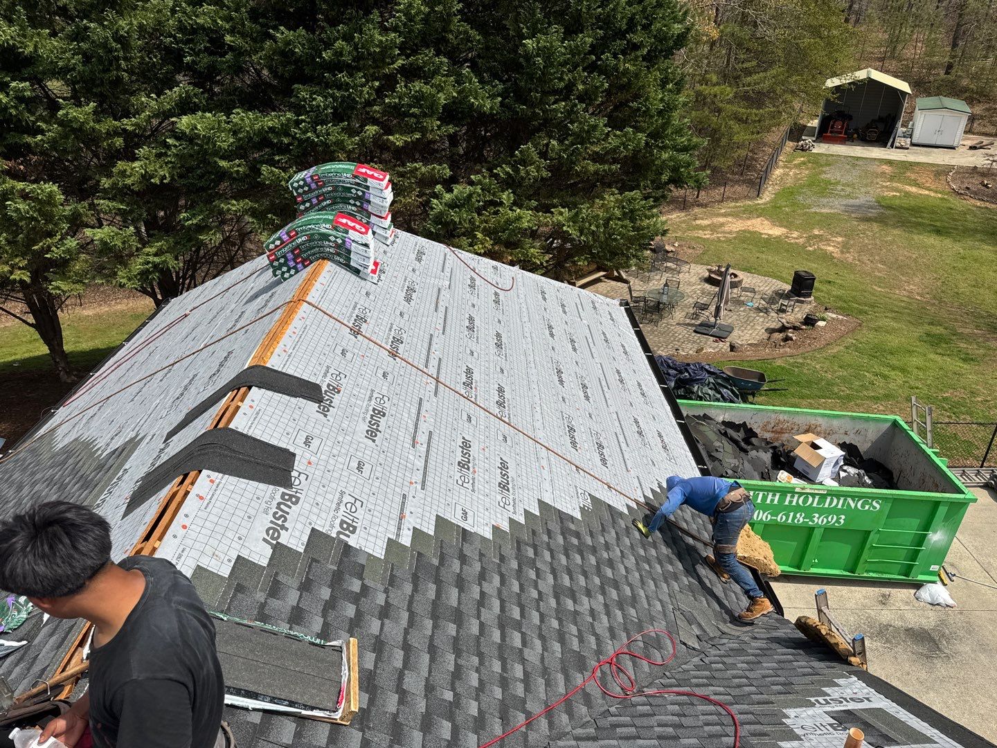 Project in Rocky Face by Aultman Roofing