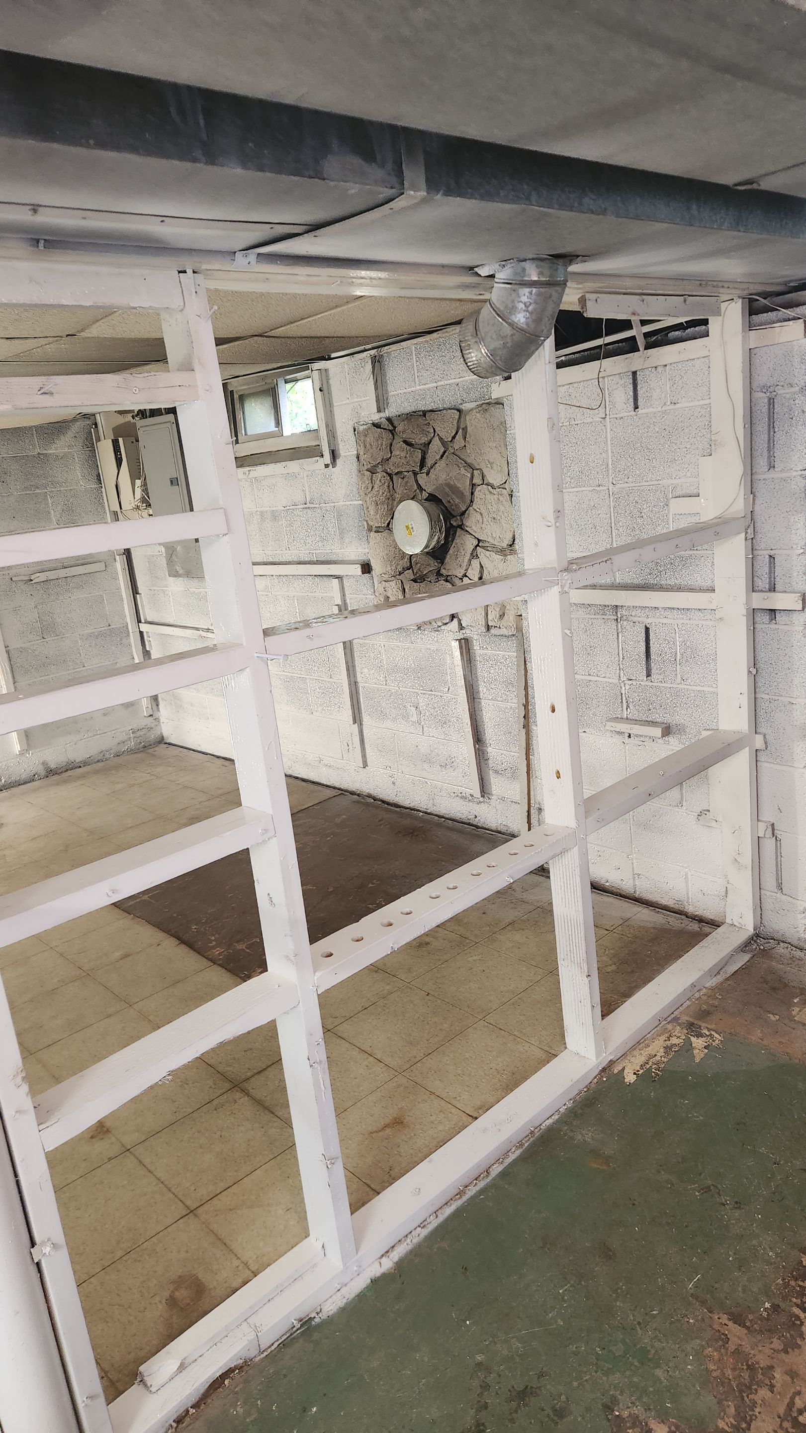 Interior French Drain & Mold Remediation Project in Manville, New Jersey by Pure Service Pro, LLC 