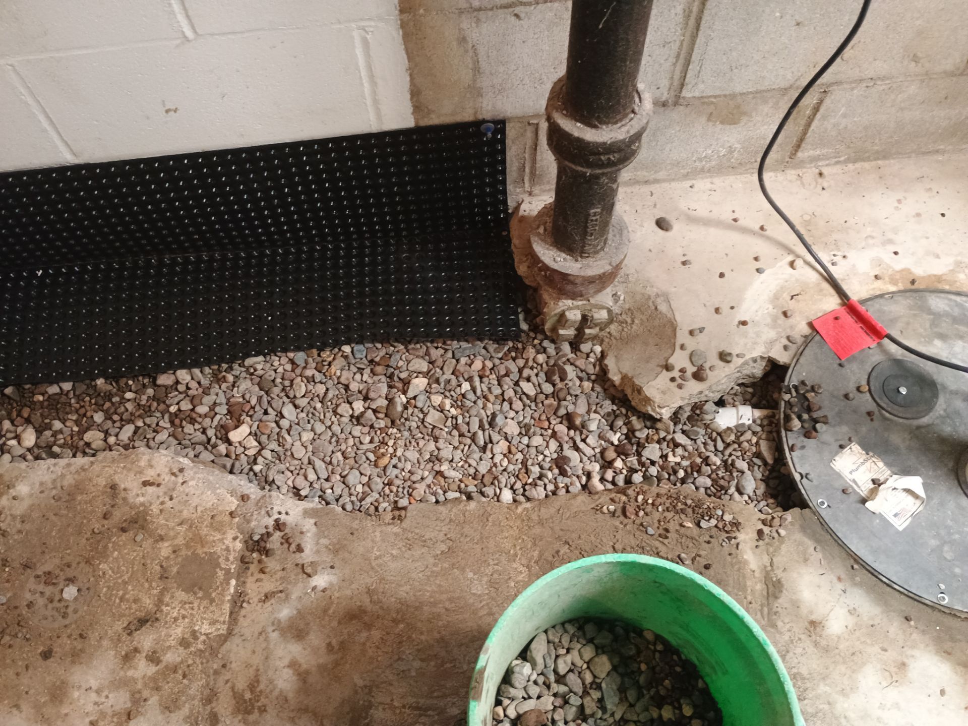 Tying Into an Existing Drain Tile System for Alec by Waterproofing Northeast
