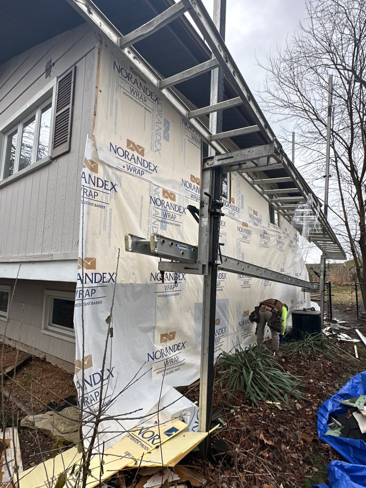 Siding Installation using LP Smartside  by Perfect Exteriors Inc. 