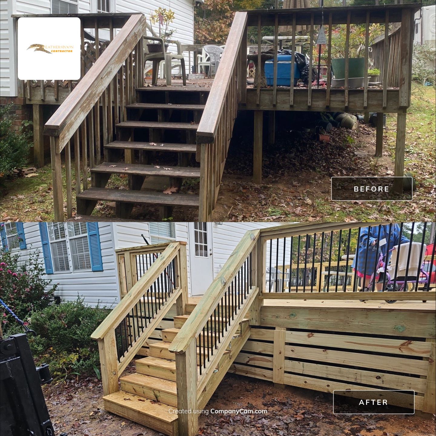 Deck Rebuild by Billy Weatherspoon Contractor