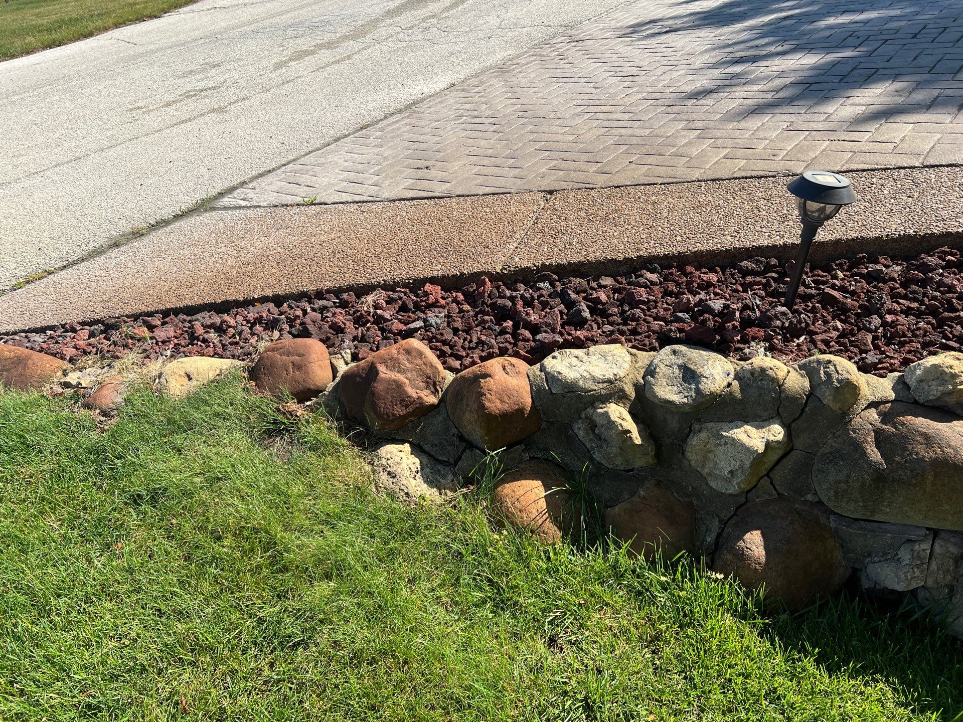 Rust removal by Northern Power Washing LLC.