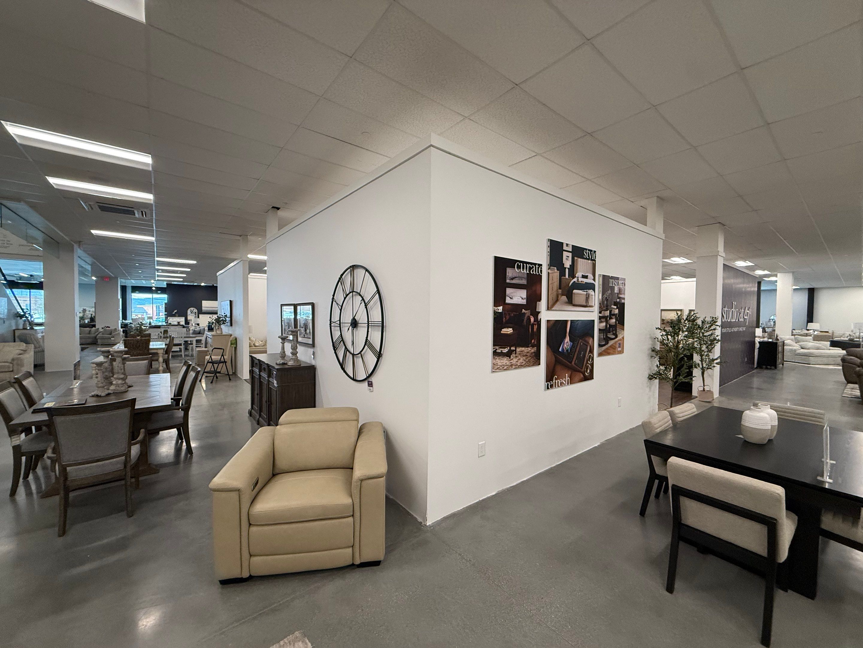 Studio at 47th Wall Mural and Interior Branding in Mechanicsburg by Nick The Sign Guy